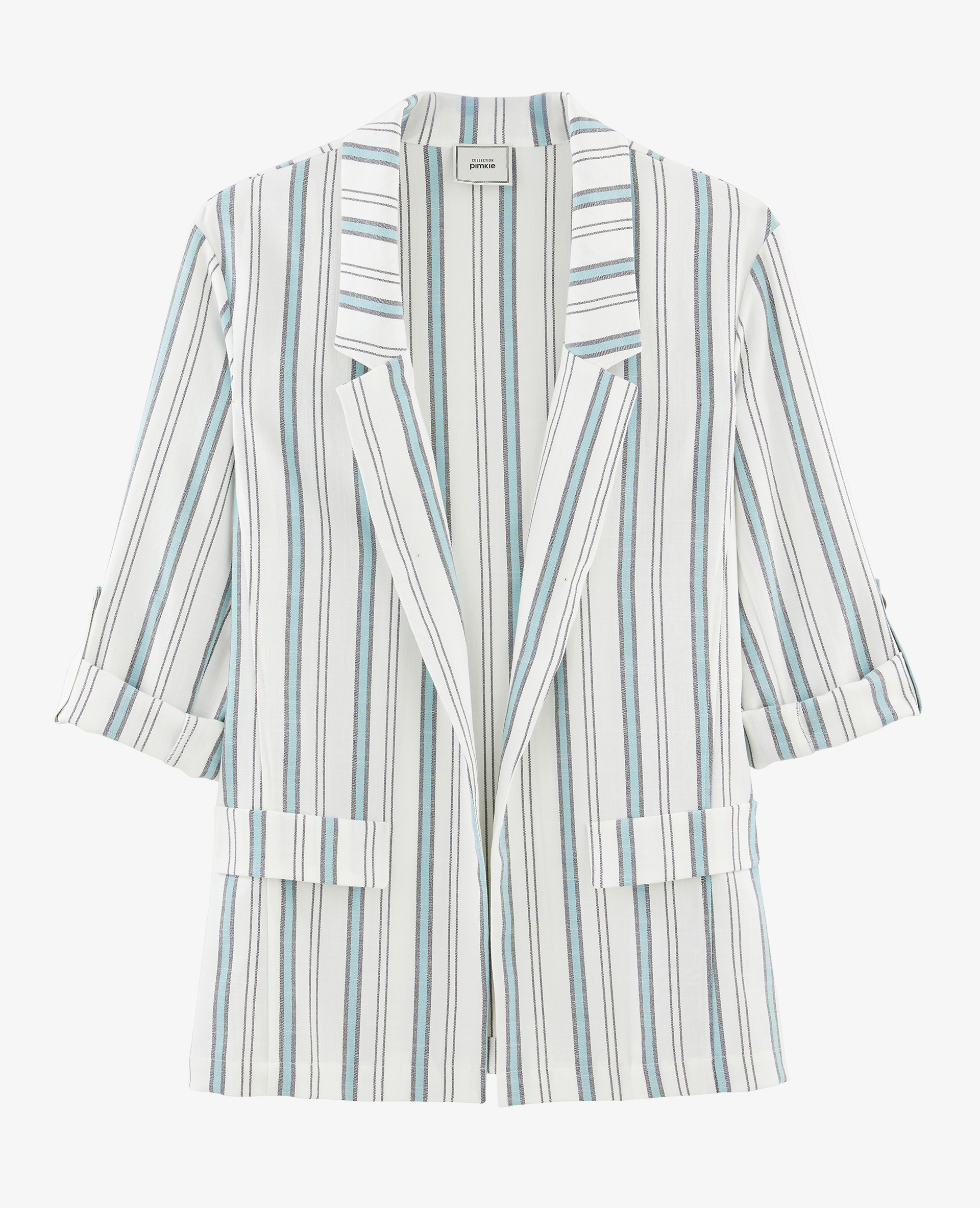 Blazer à rayures blanc - Pimkie