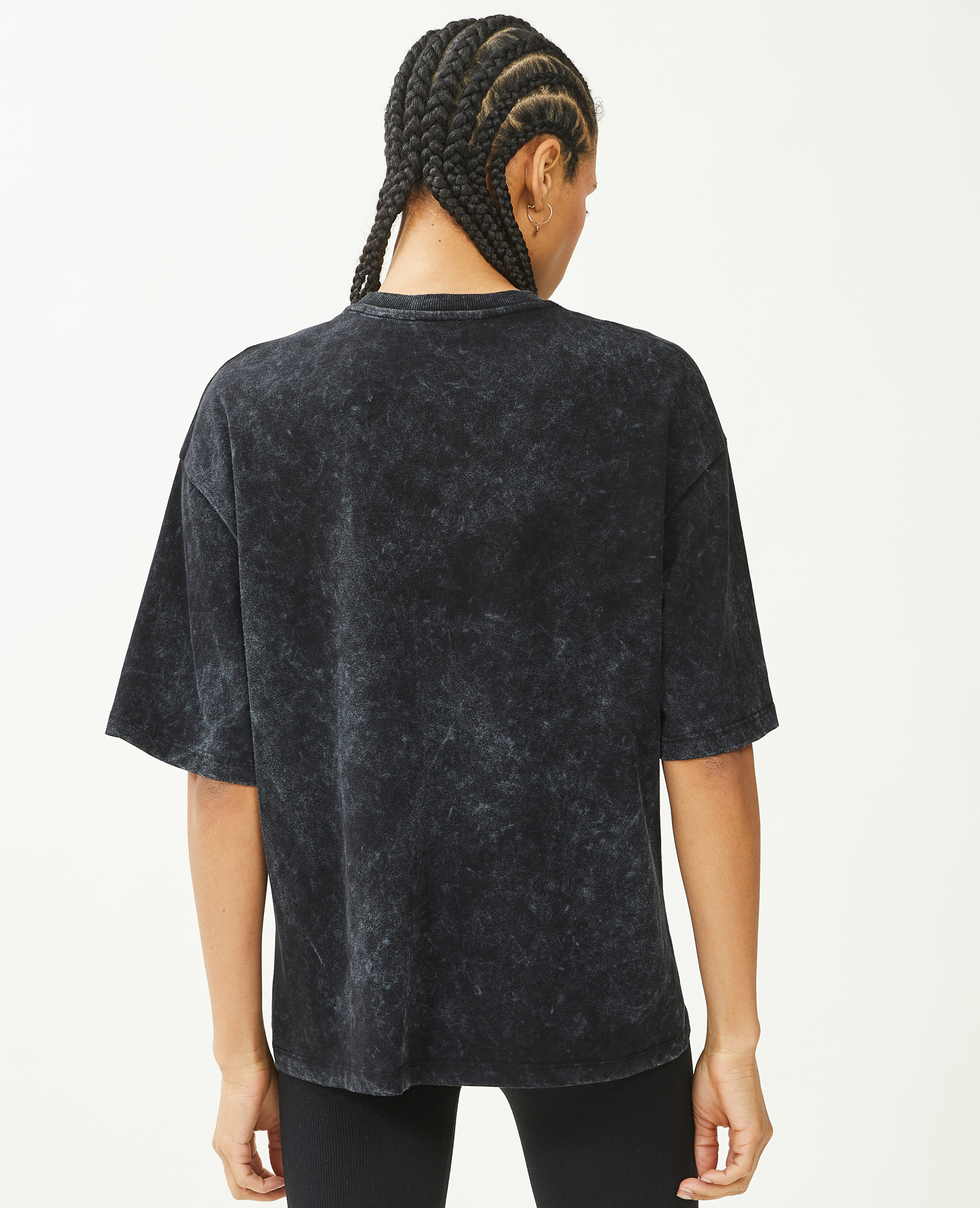 T-shirt imprimé oversize noir - Pimkie