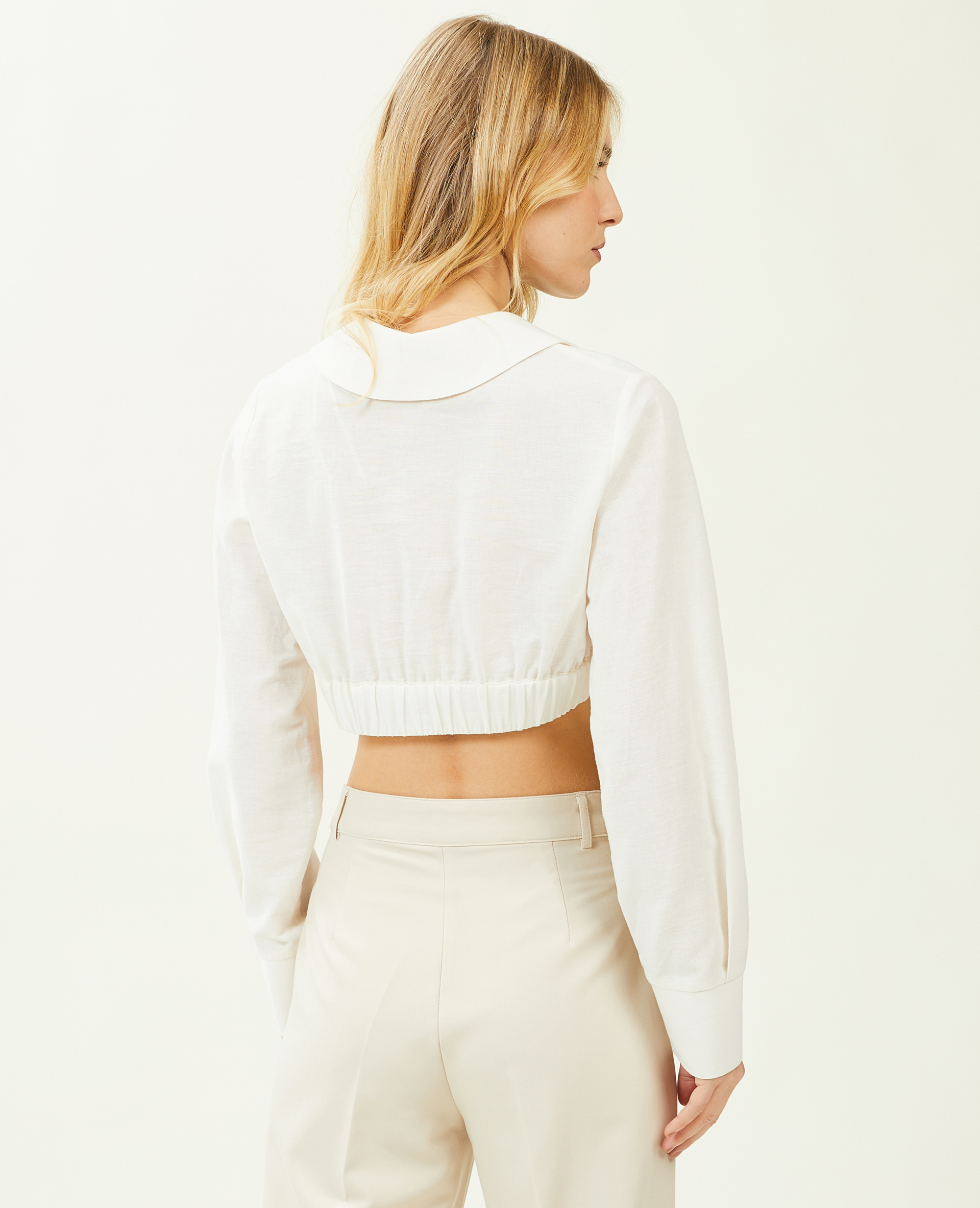 Chemise courte et nouée blanc - Pimkie