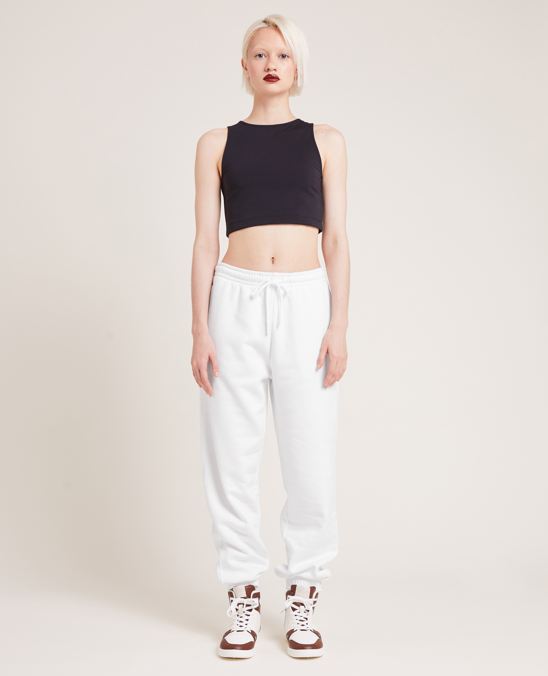 Pantalon de jogging en molleton blanc - Pimkie