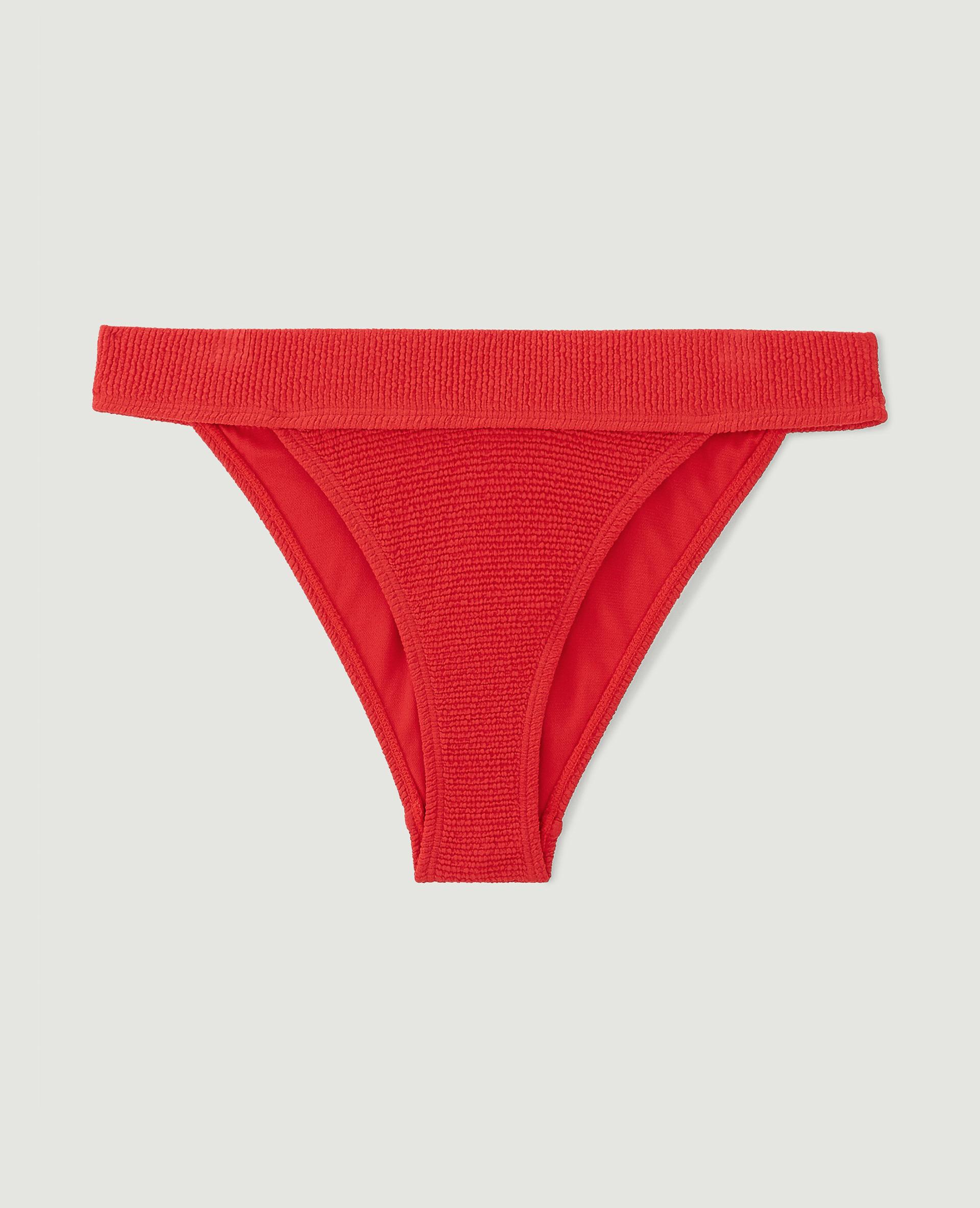Bas de maillot culotte échancrée rouge - Pimkie