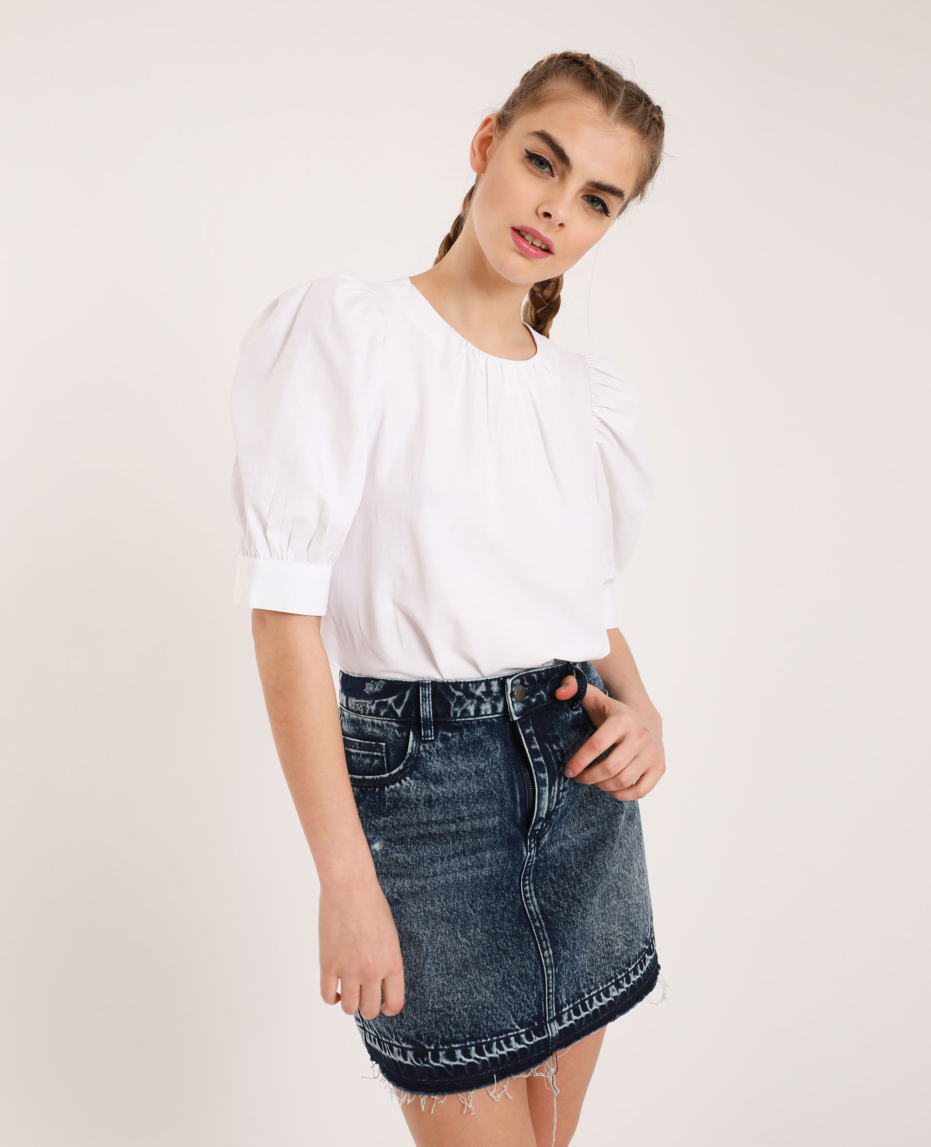 Blouse manche ballon sale