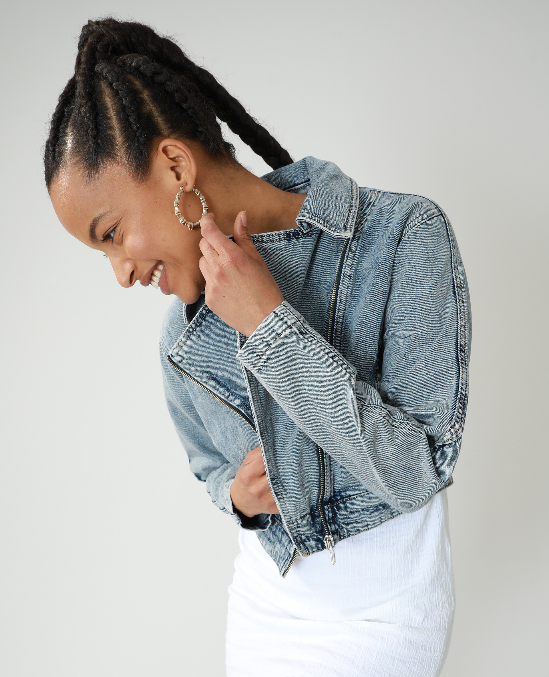 Veste perfecto en denim Pimkie