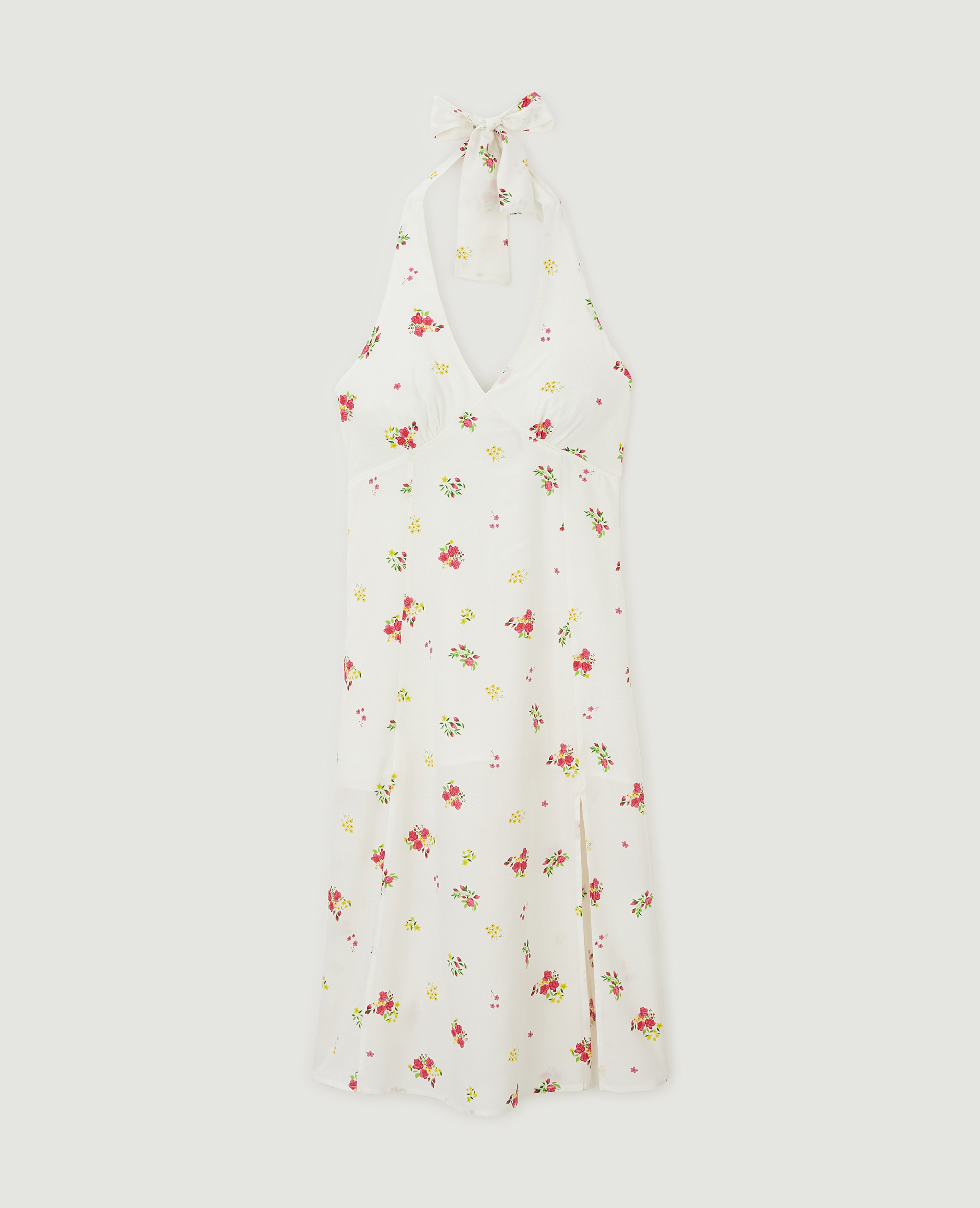 Robe midi dos-nu blanc - Pimkie