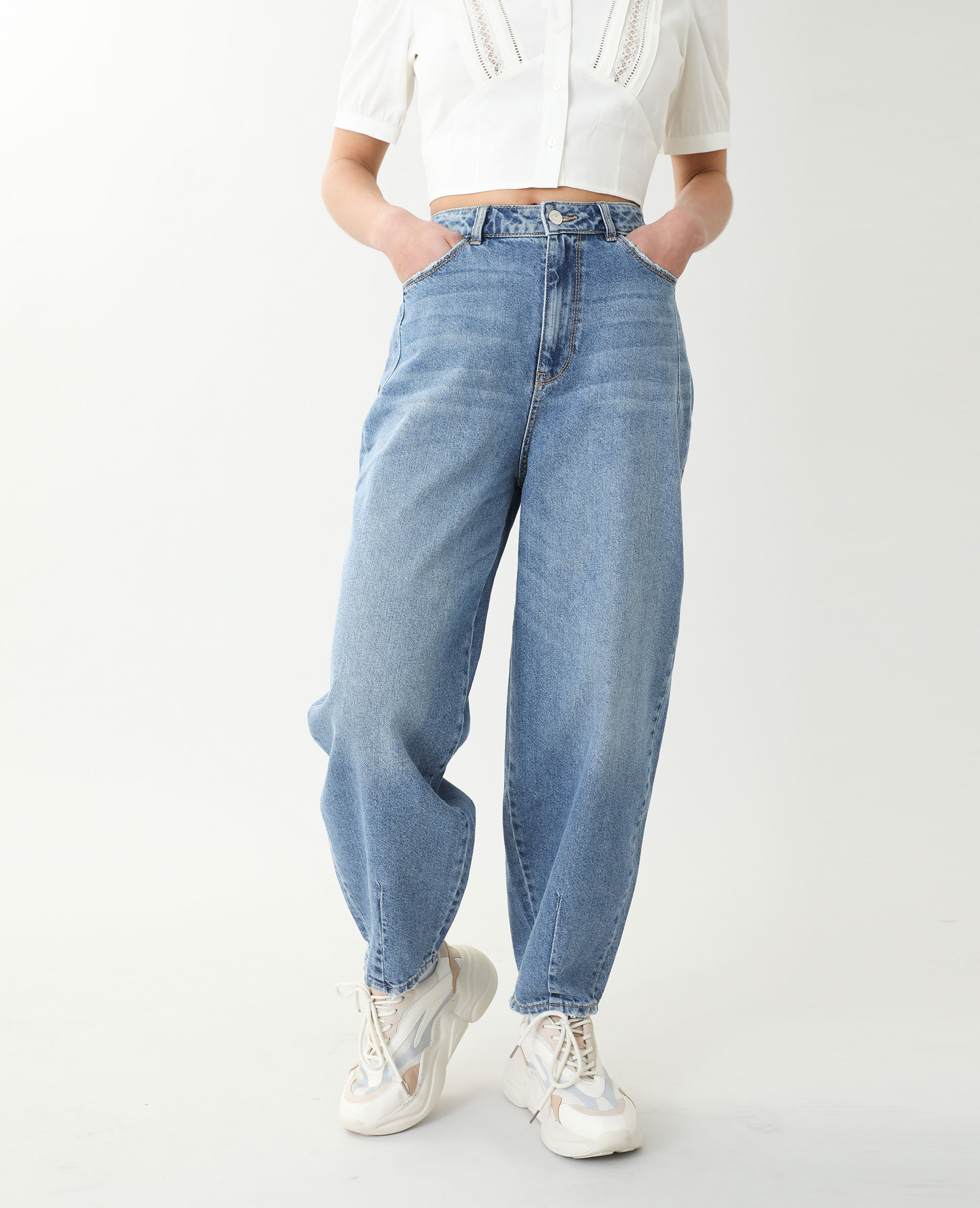 Jean slouchy femme best sale