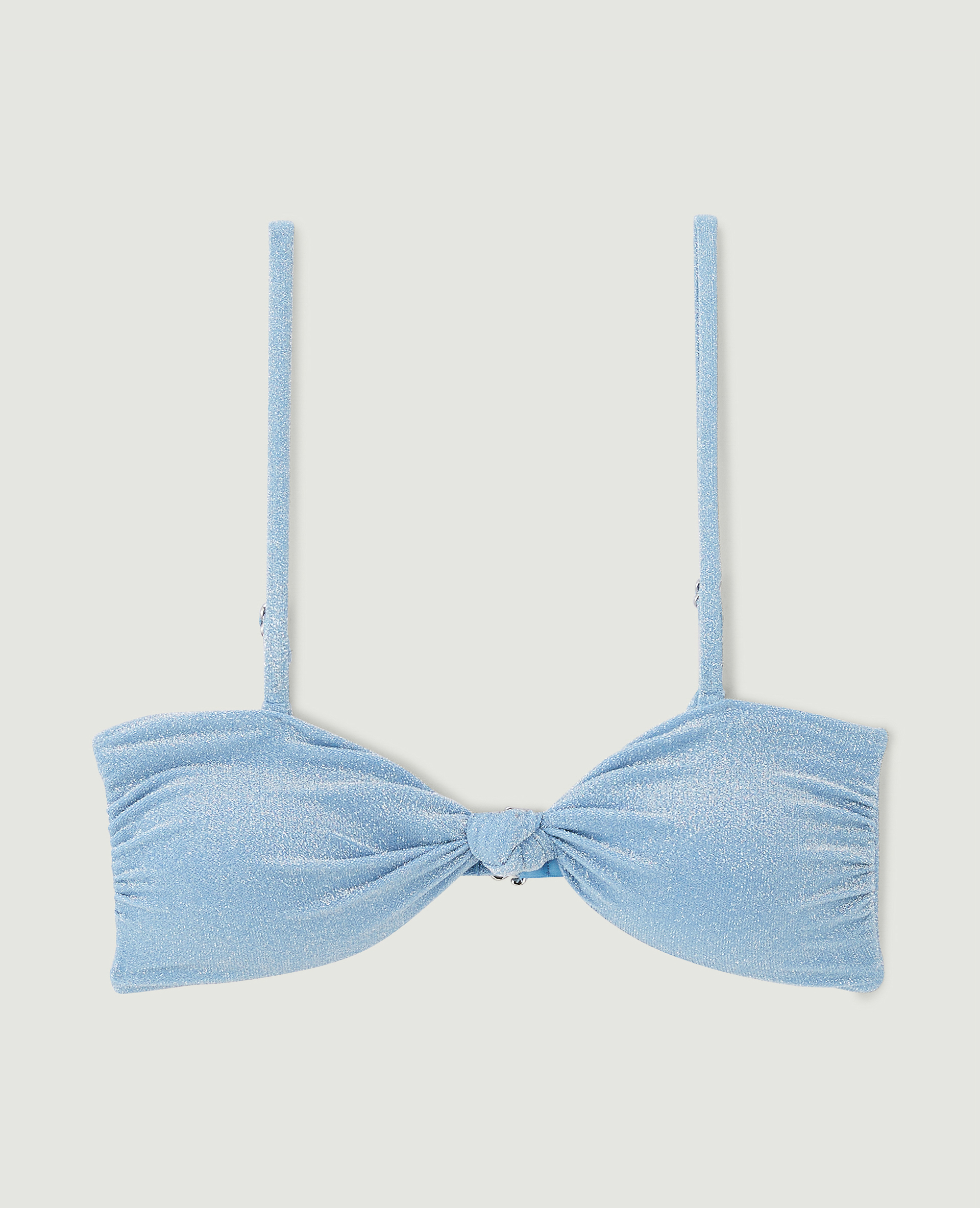 Haut de maillot bandeau bleu clair - Pimkie
