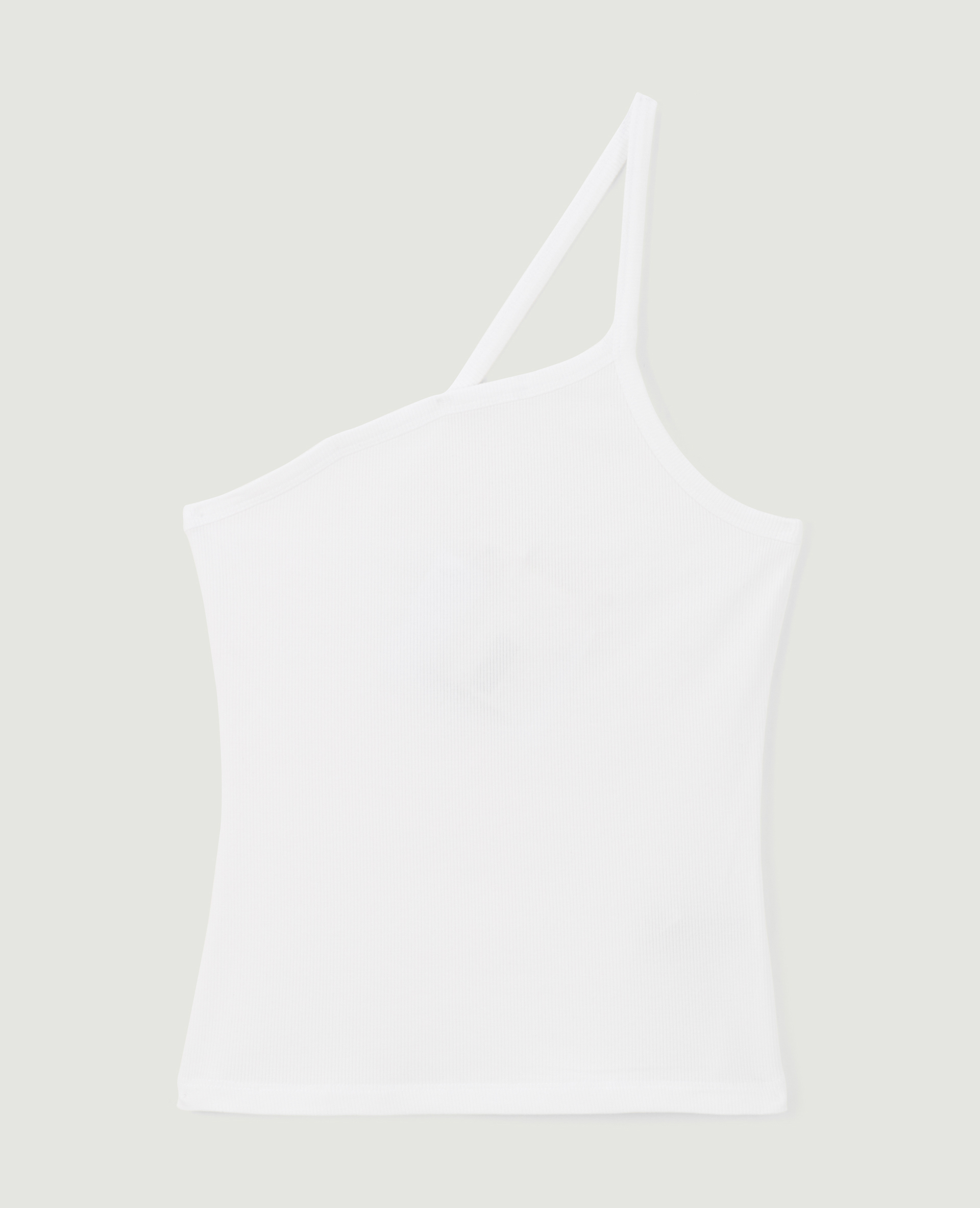 Top asymétrique 1 bretelle blanc - Pimkie