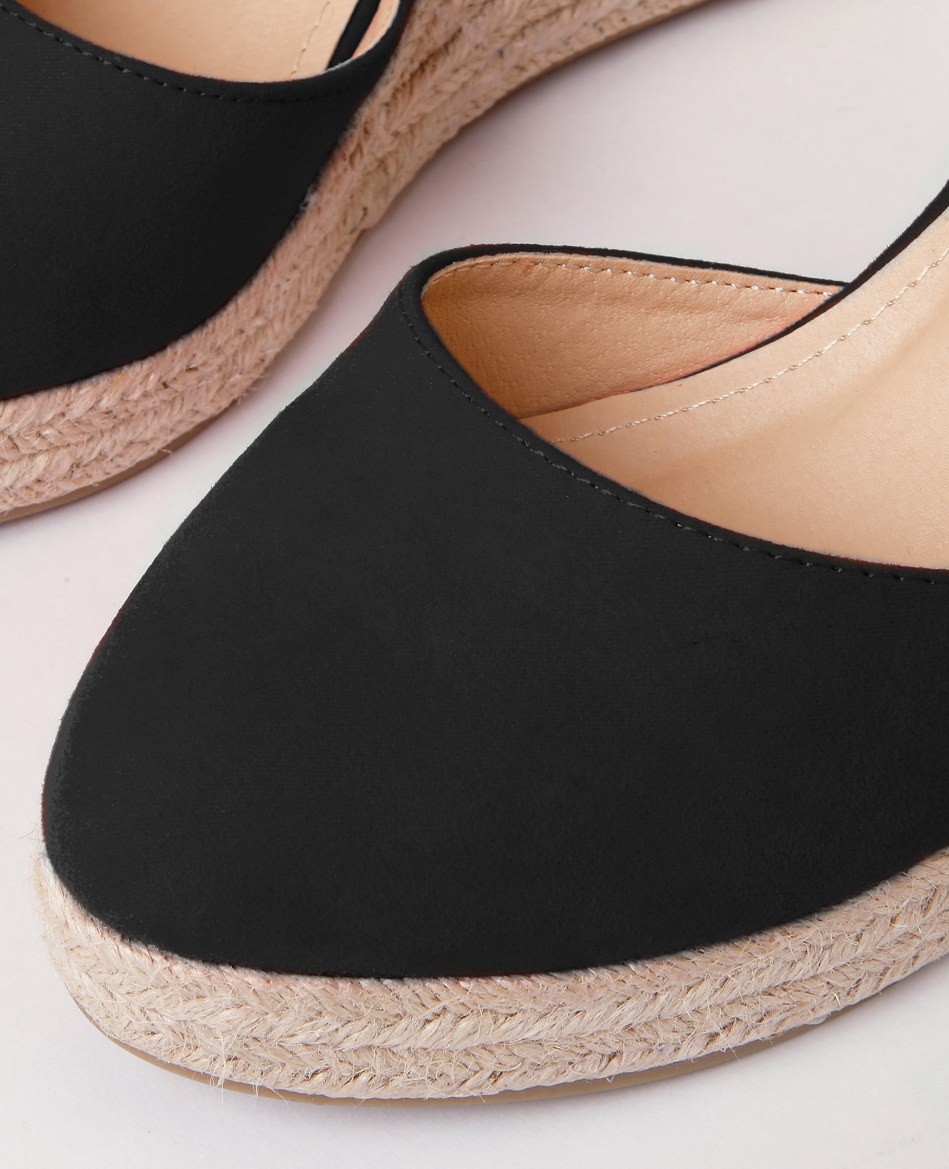 espadrilles compensées fermées femme