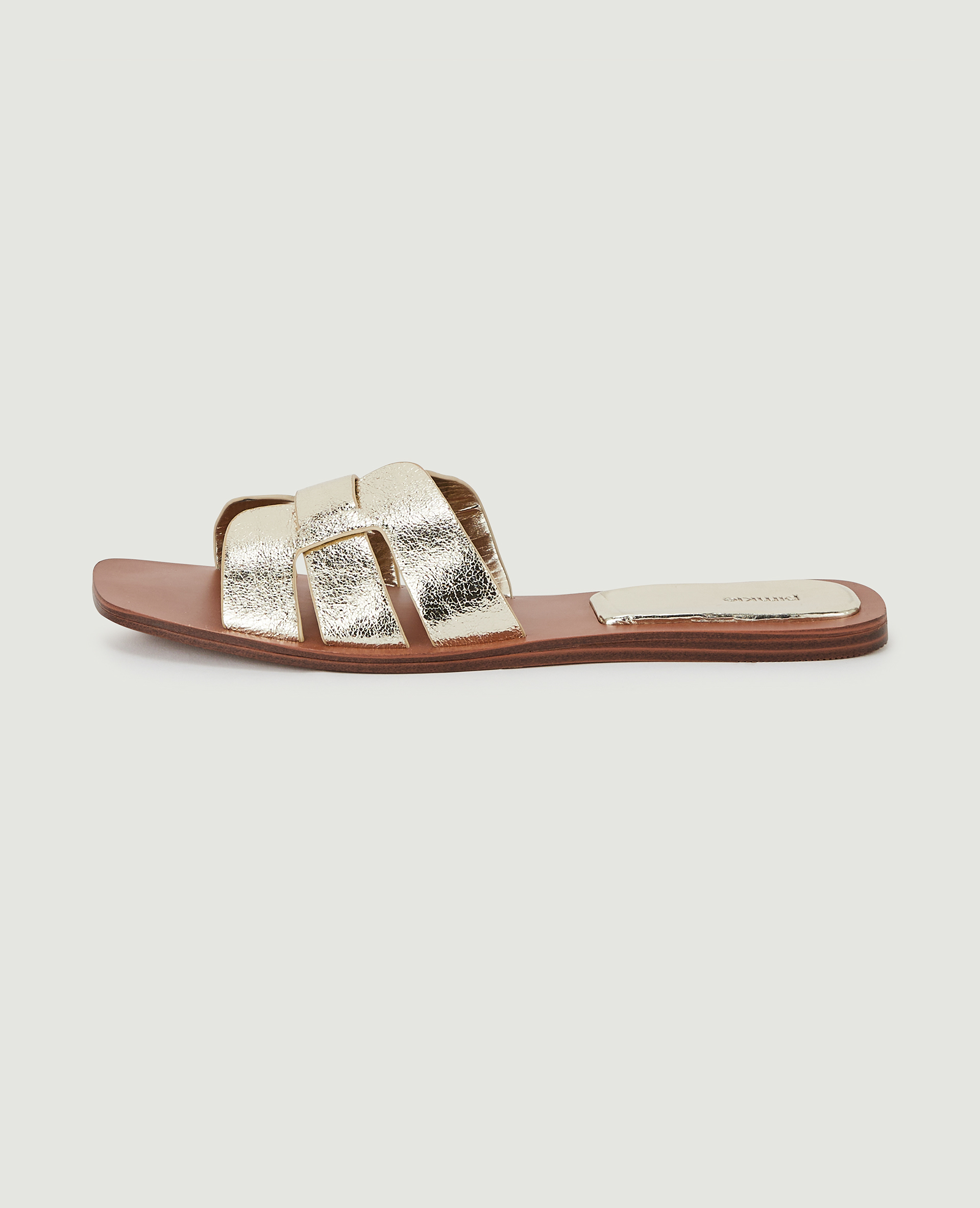 Mules plates doré - Pimkie