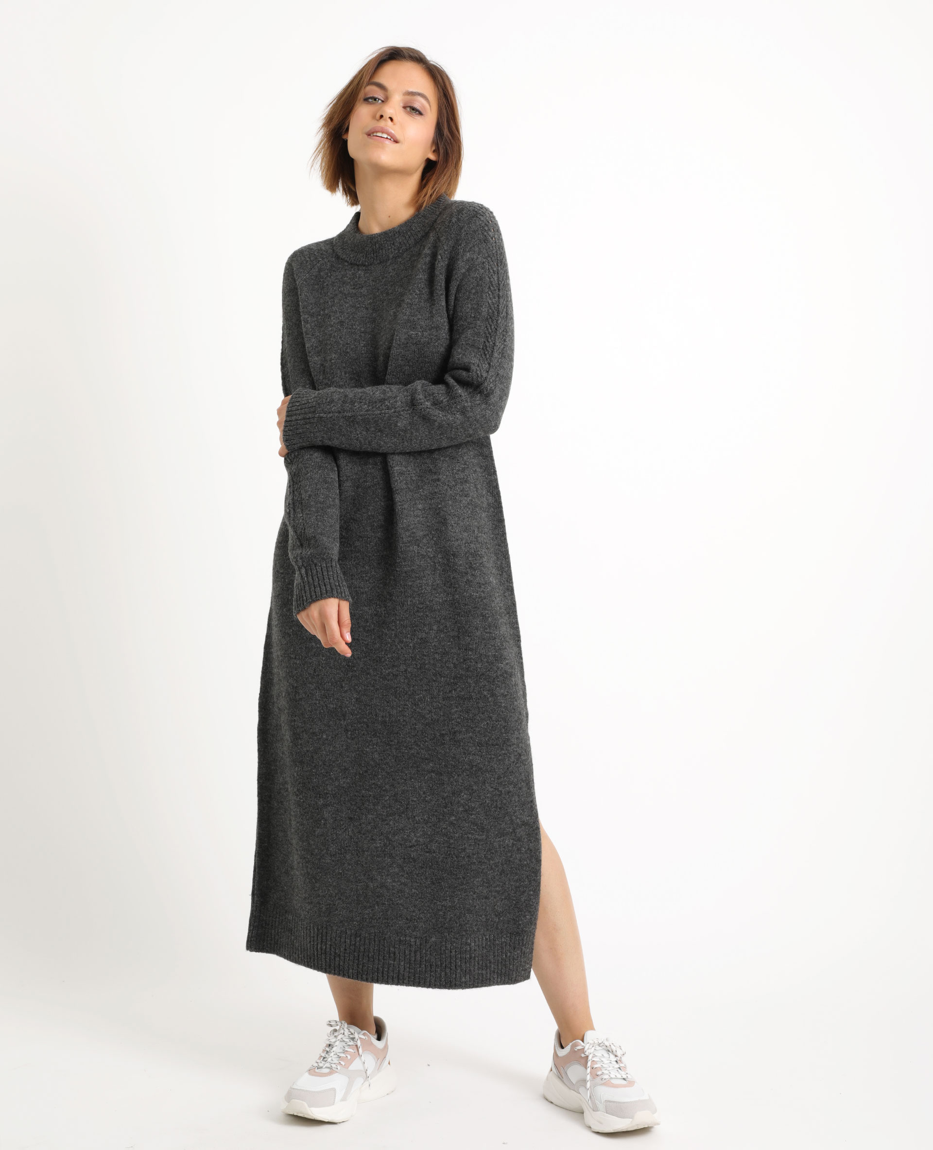 Robe pull tres longue top
