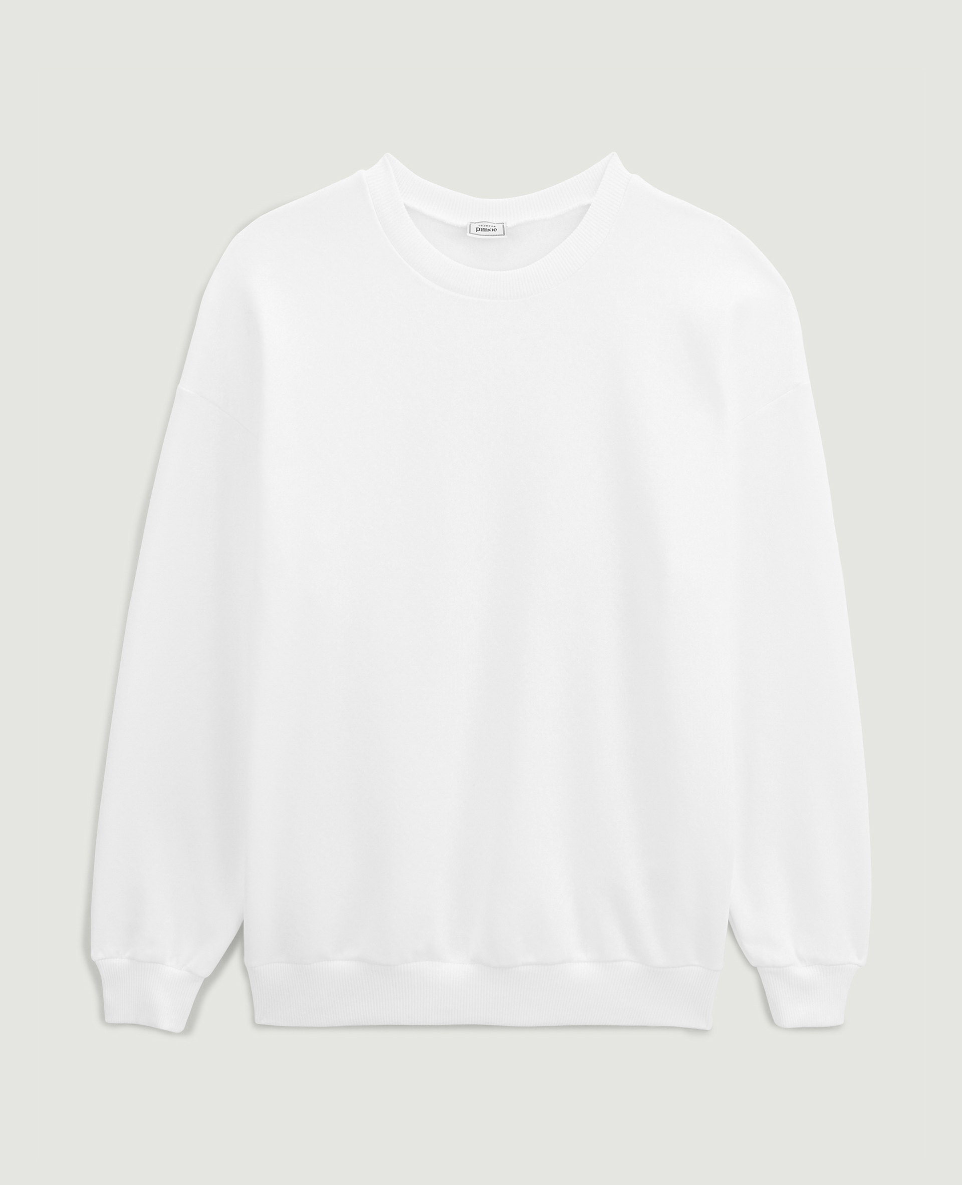 Sweat col rond écru - Pimkie