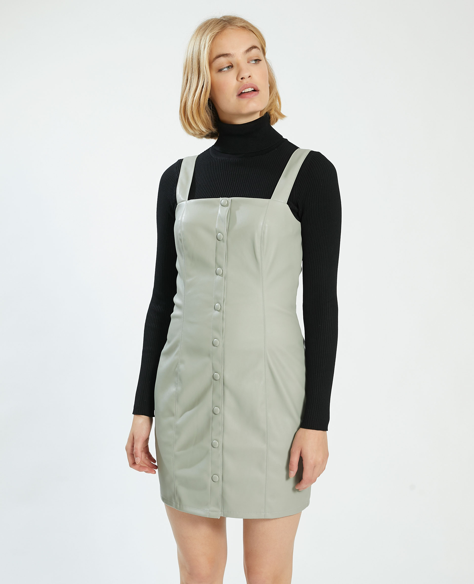Robe en simili cuir Pimkie