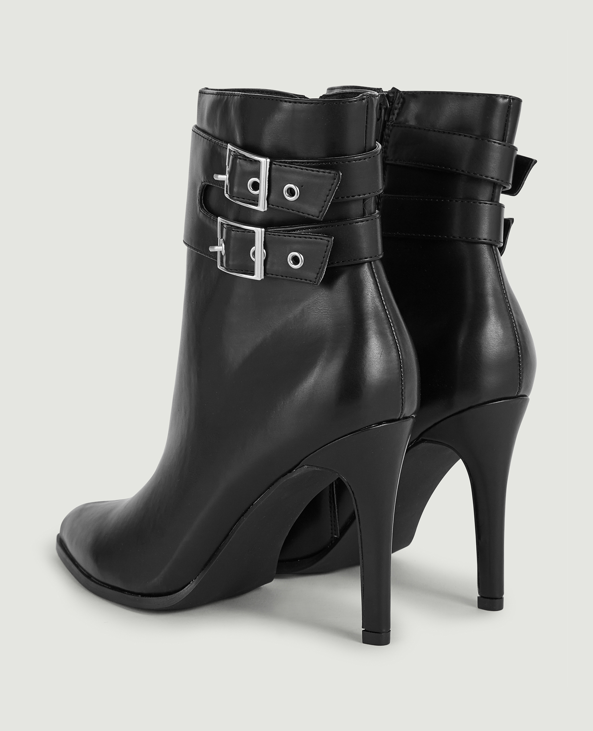 Boots talon bouts pointus noir - Pimkie