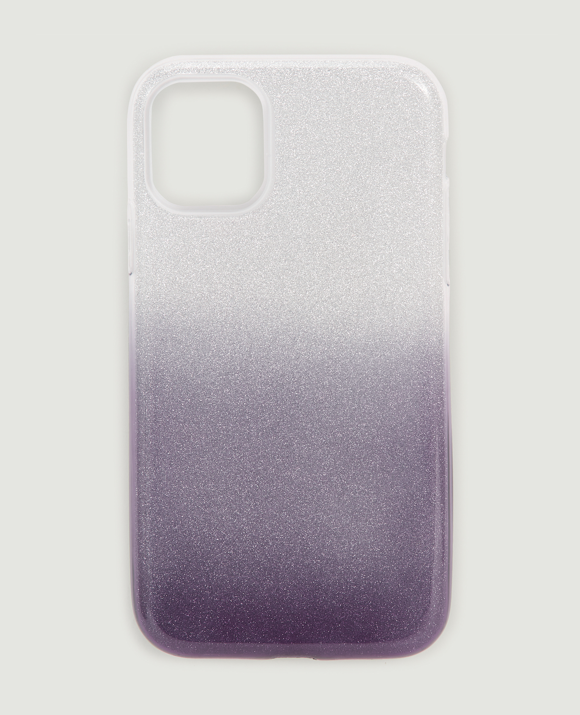 Coque de téléphone dégradé pailleté noir - Pimkie