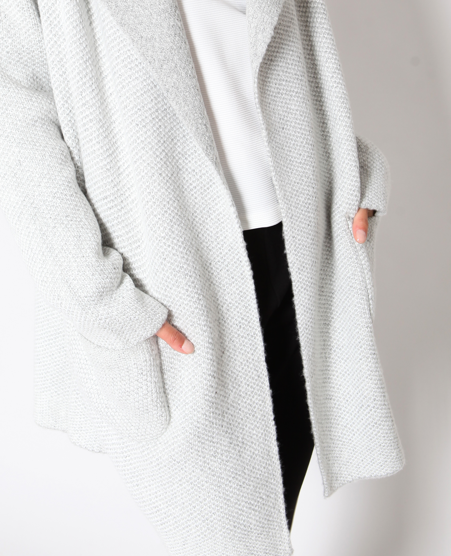 Gilet épais gris chiné - Pimkie