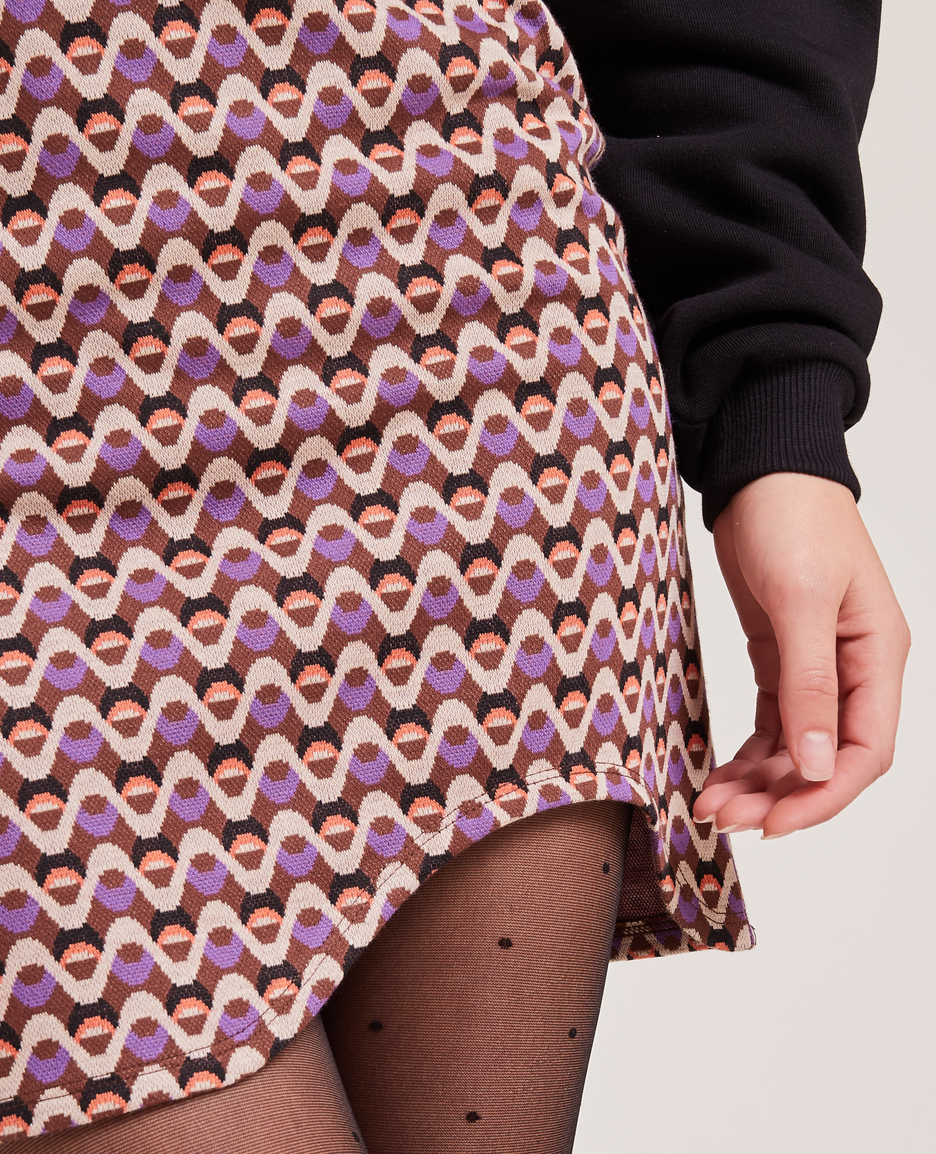Jupe courte avec ouverture violet - Pimkie