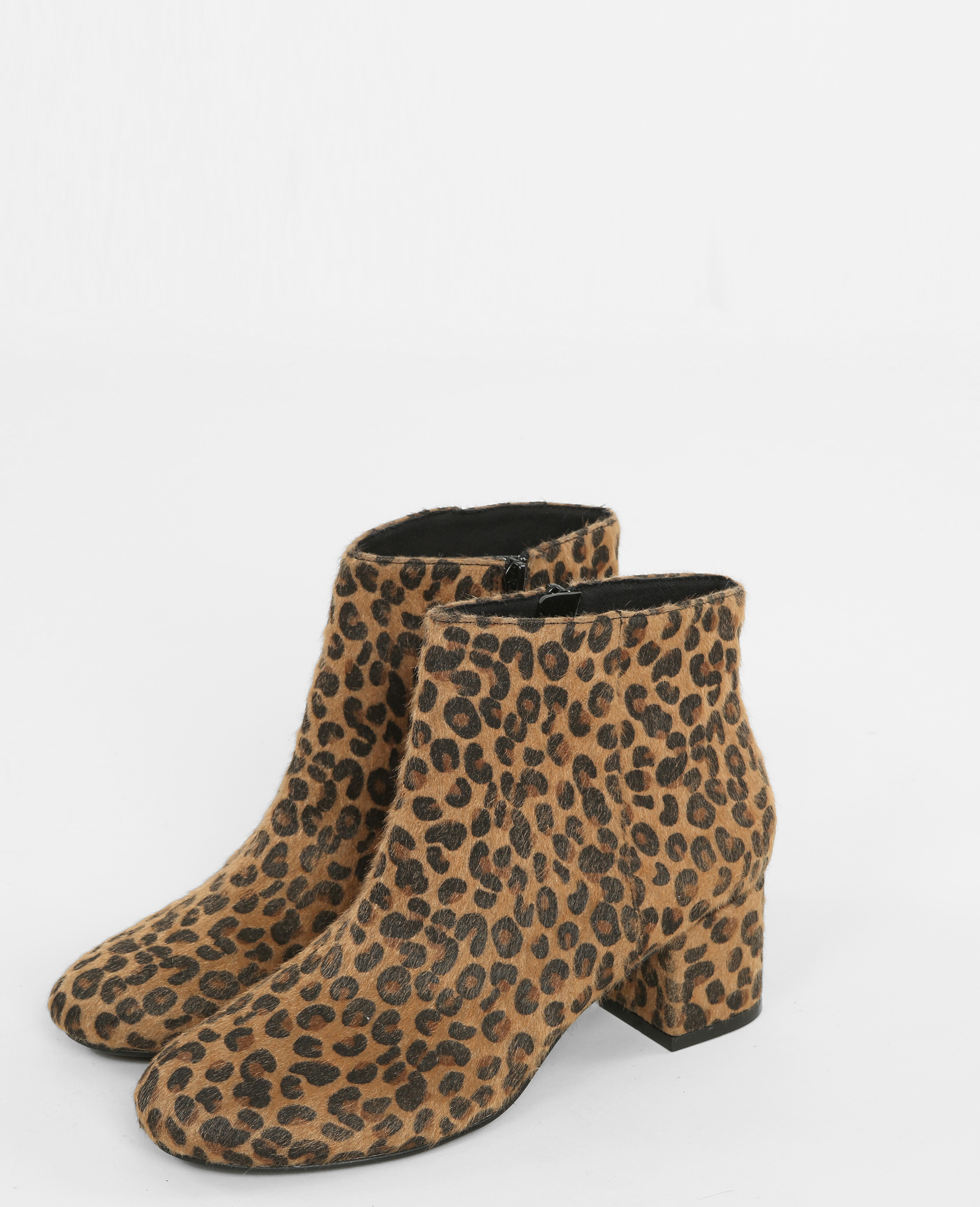 boots léopard femme