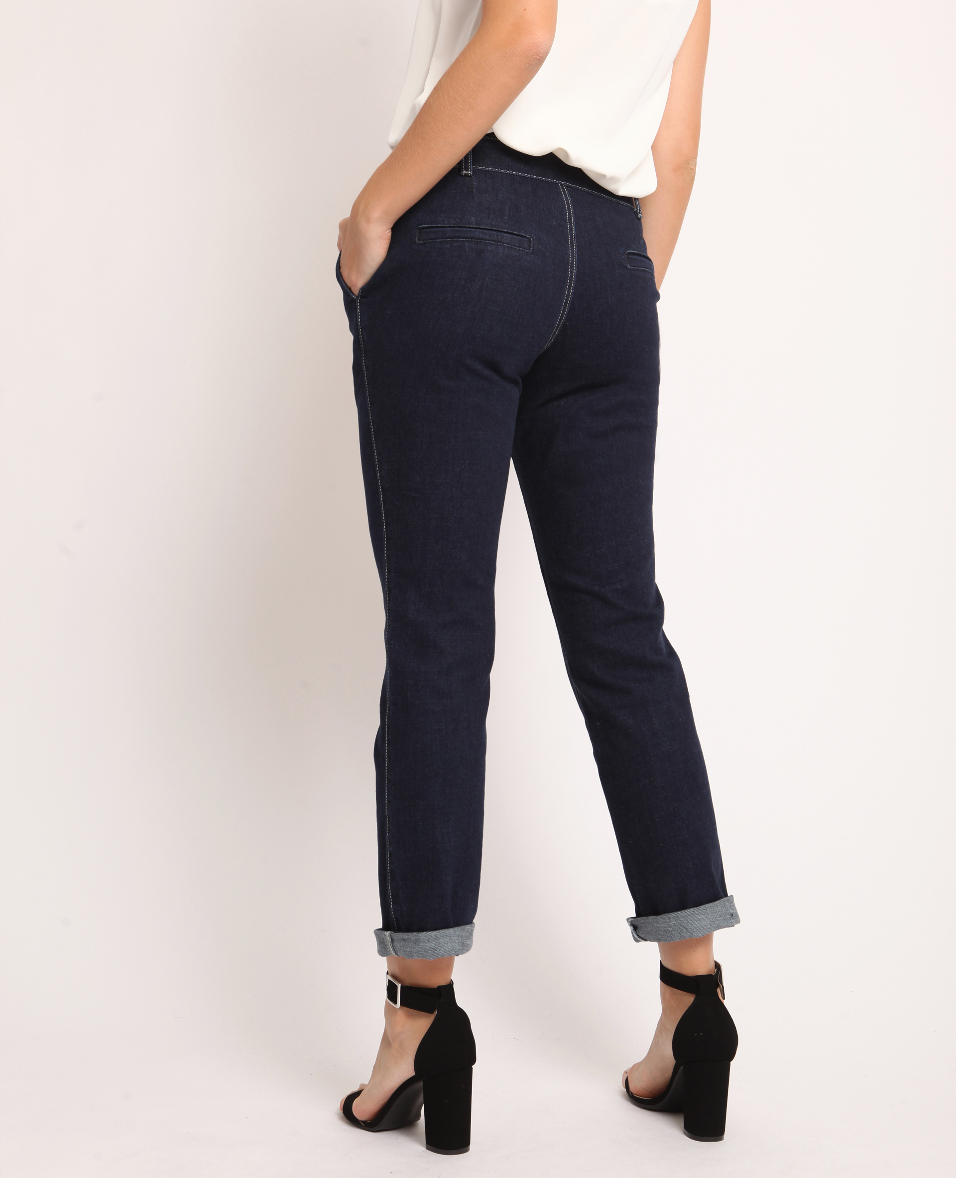 Jean brut bleu foncé - Pimkie