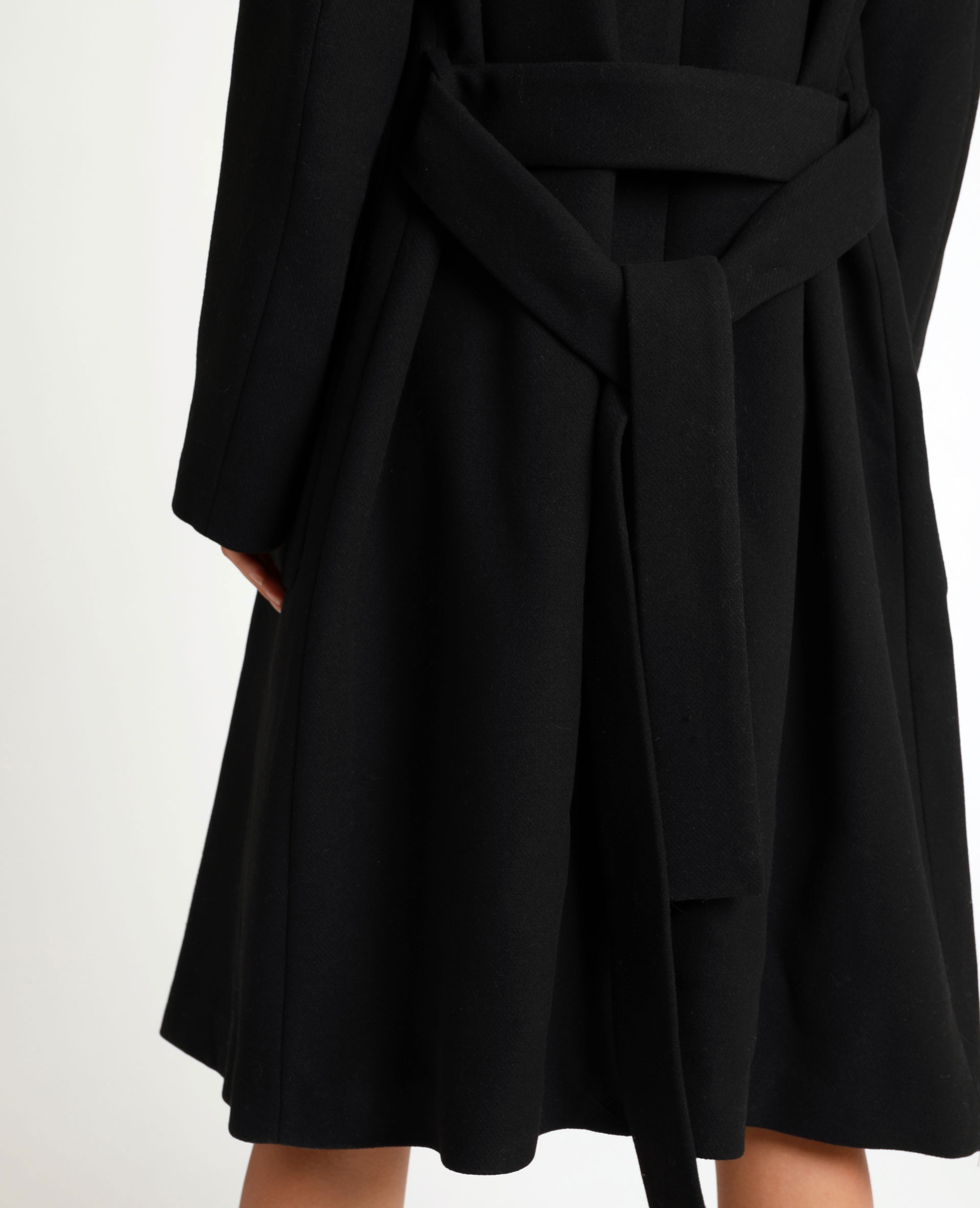 Manteau drap de laine noir - Pimkie