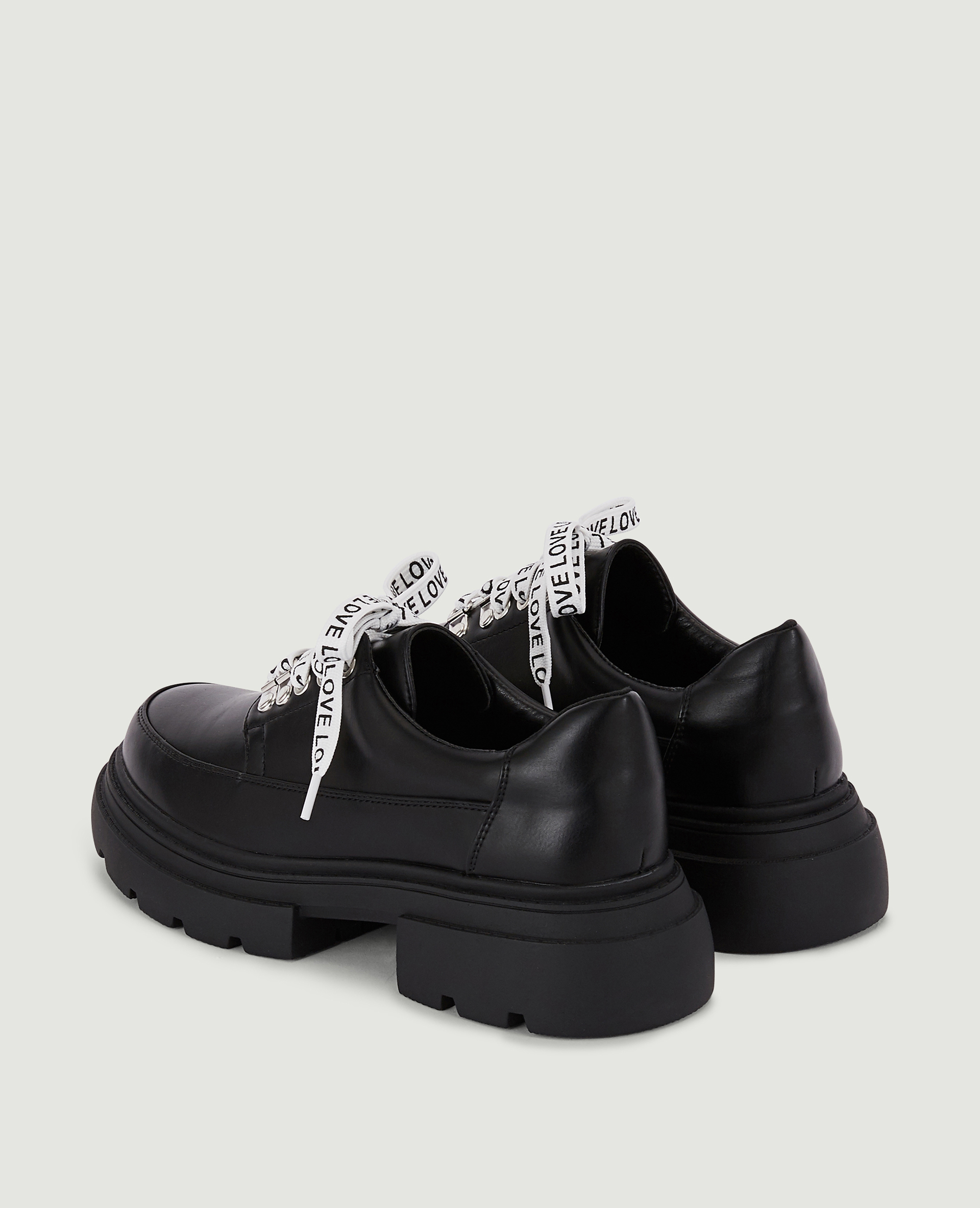 Derbies semelles crantées noir - Pimkie