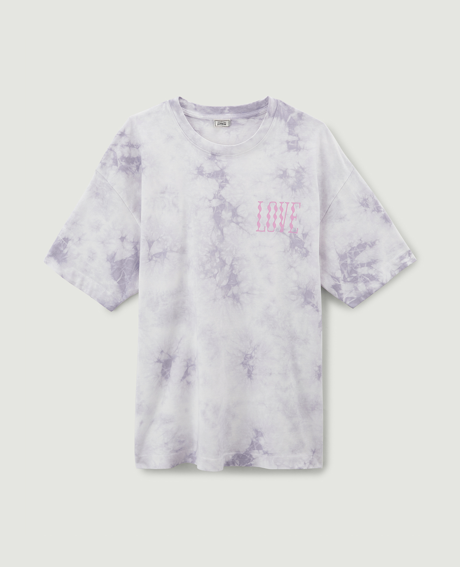 T-shirt oversize tie and dye violet - Pimkie
