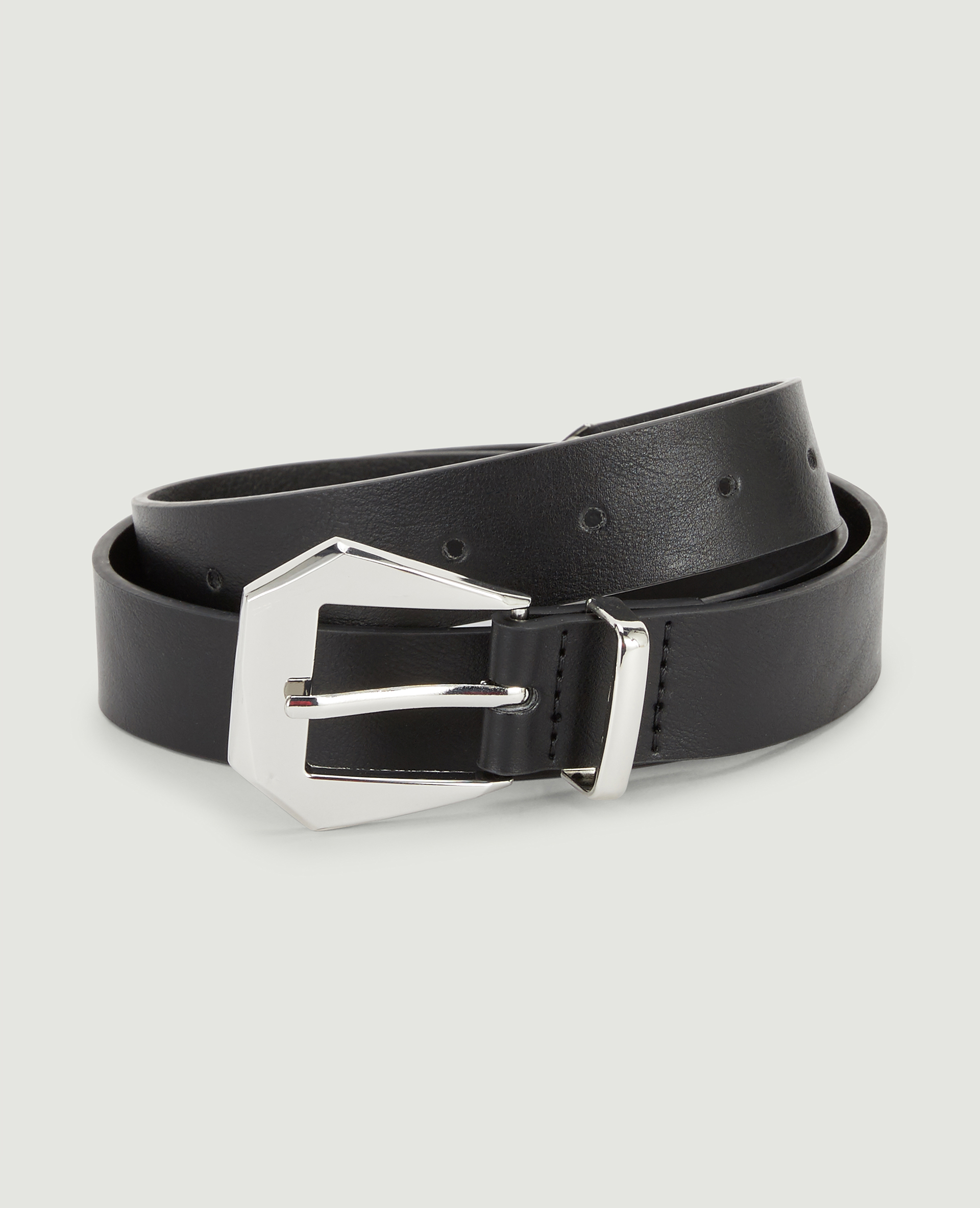Ceinture à boucle design noir - Pimkie