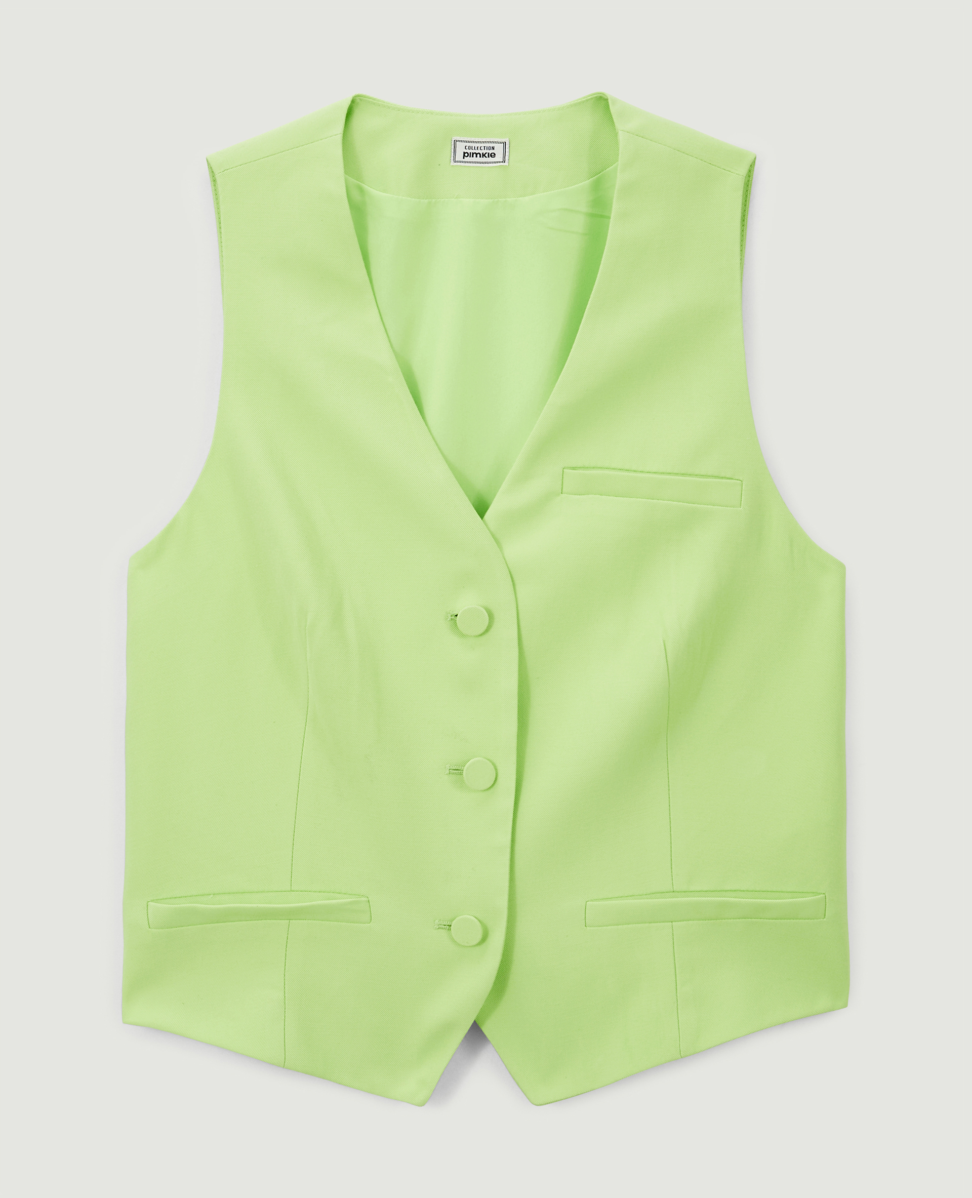 gilet femme vert anis