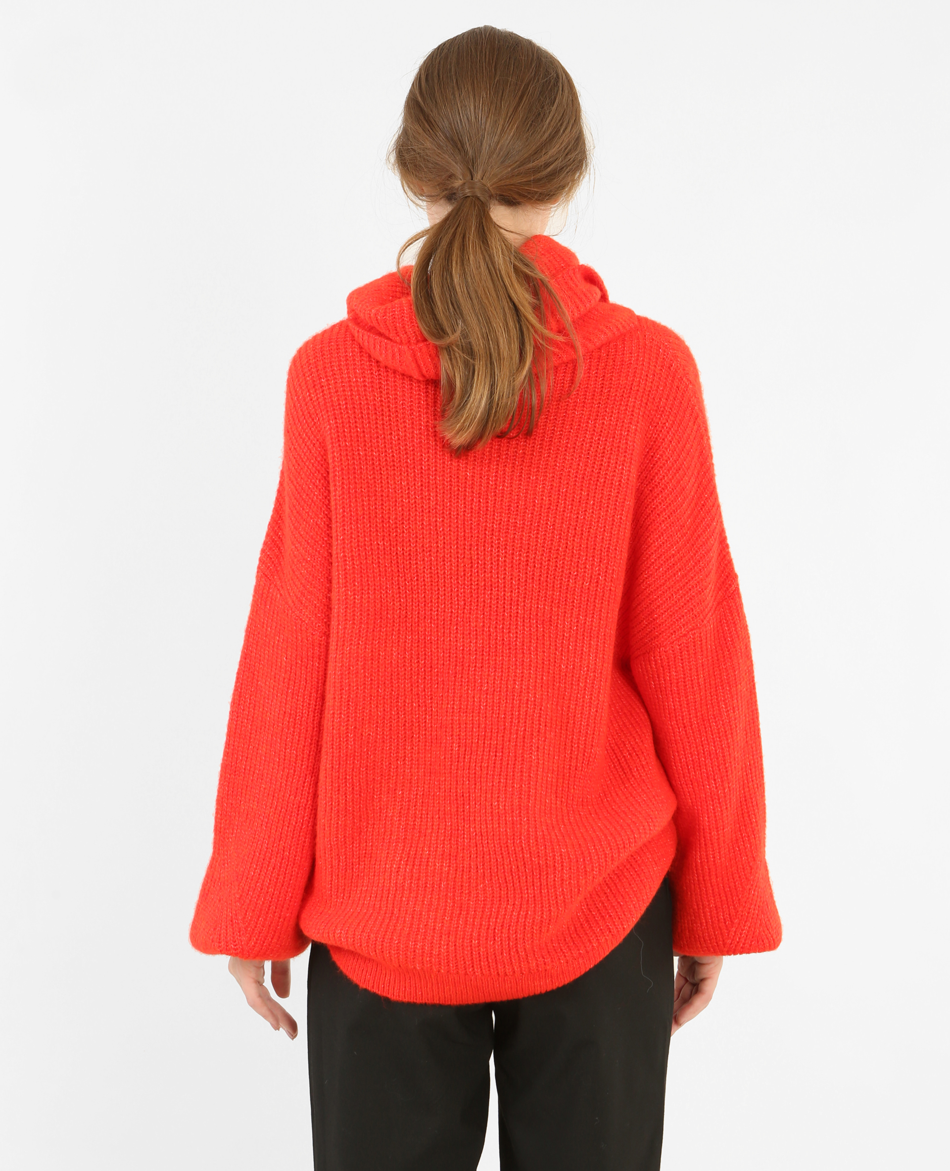 Pull oversize rouge - Pimkie