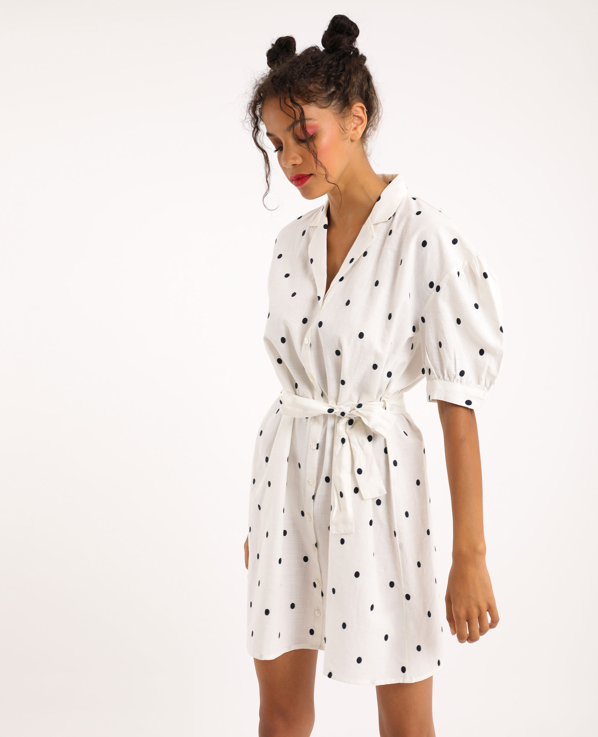 robe chemise bouffante