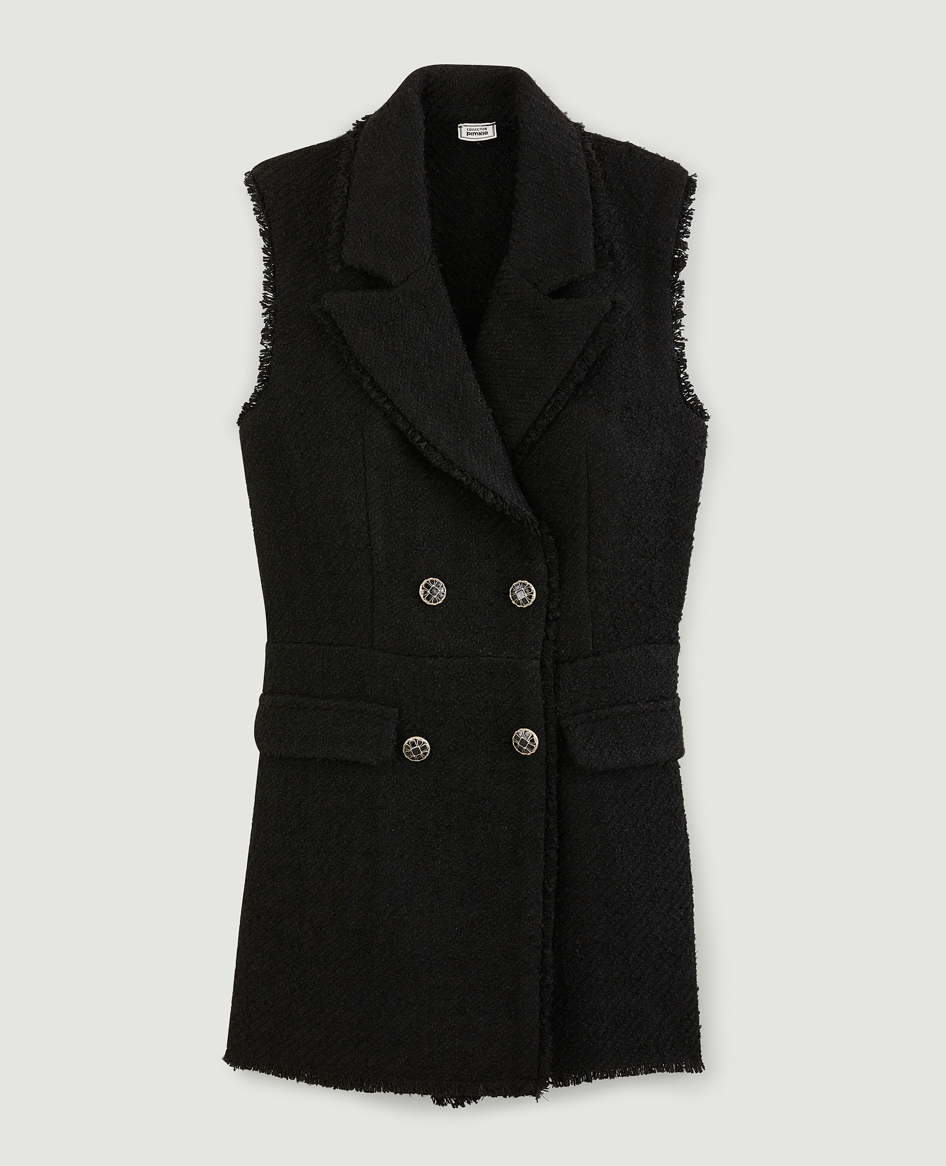 Combishort tweed noir - Pimkie