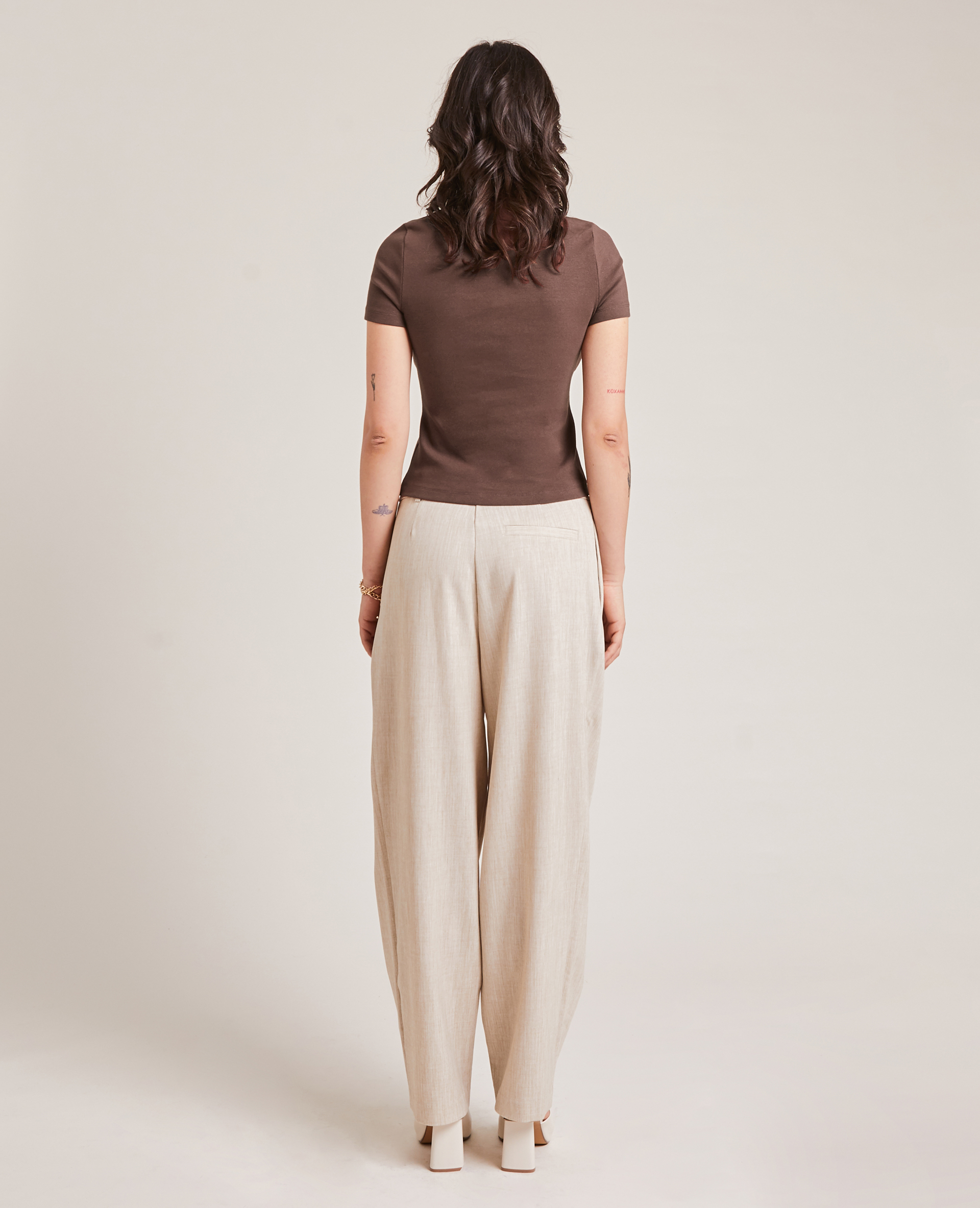 Top forme polo marron - Pimkie