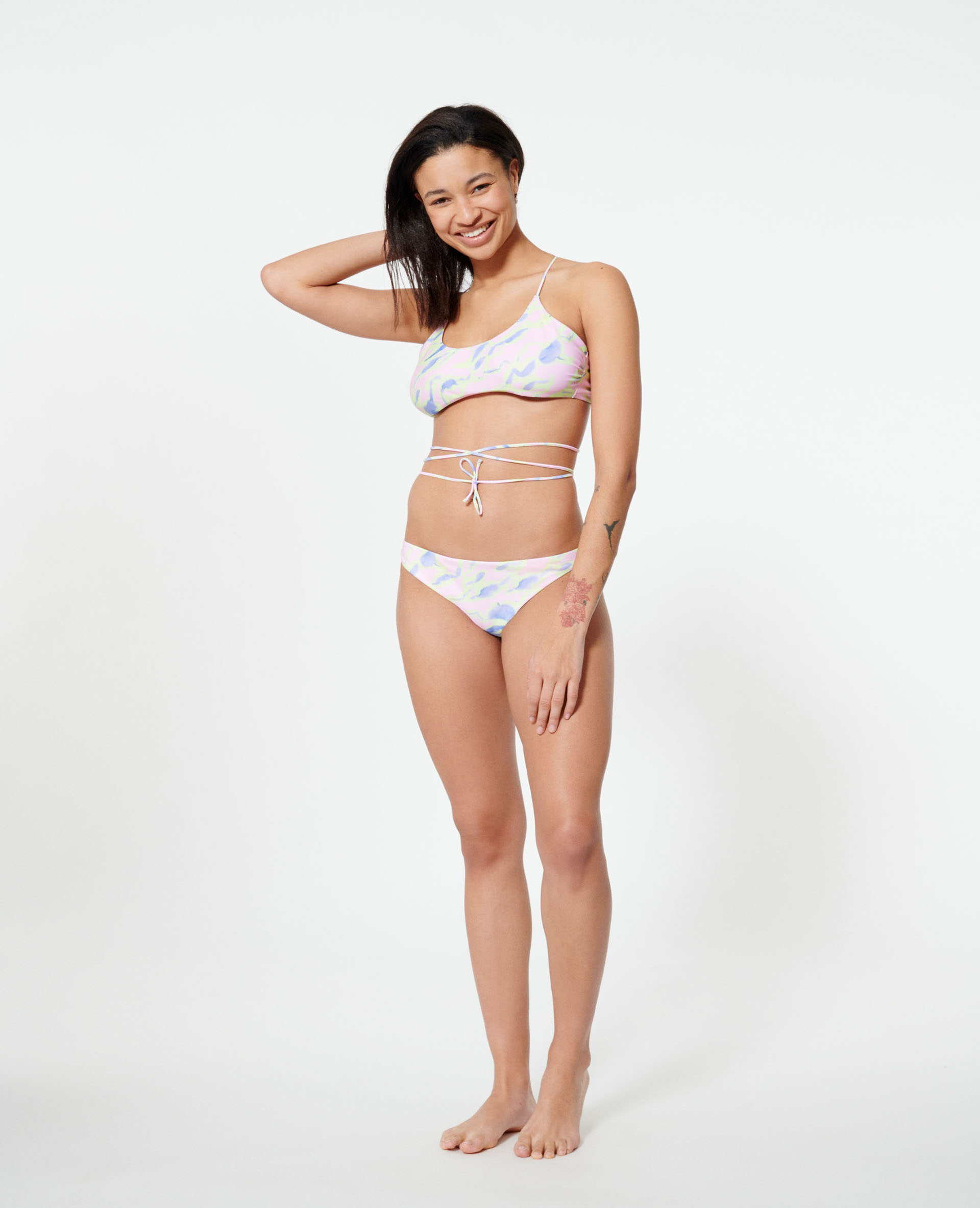 Haut de maillot de bain bandeau rouge - Pimkie
