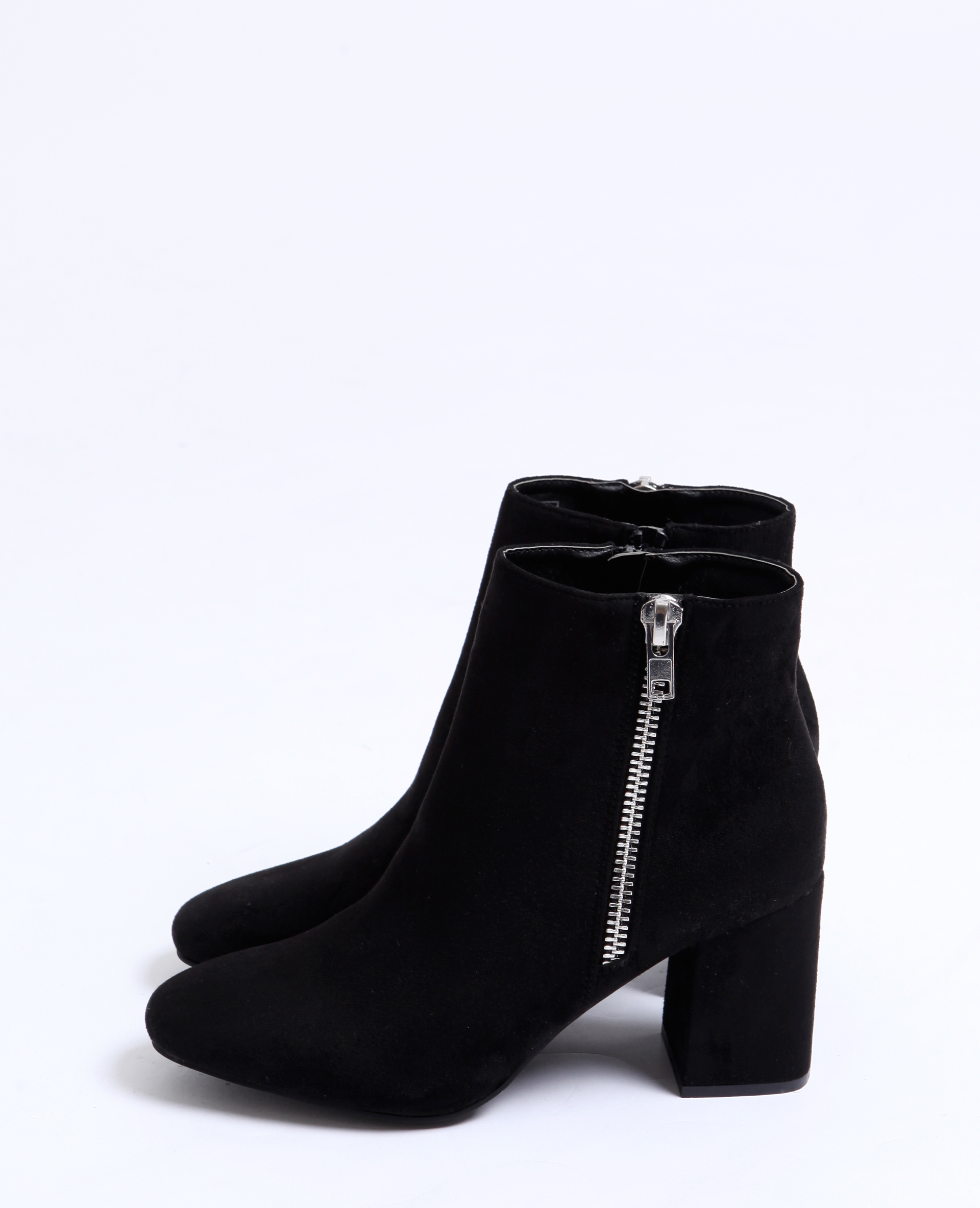 Bottines suédine noir - Pimkie