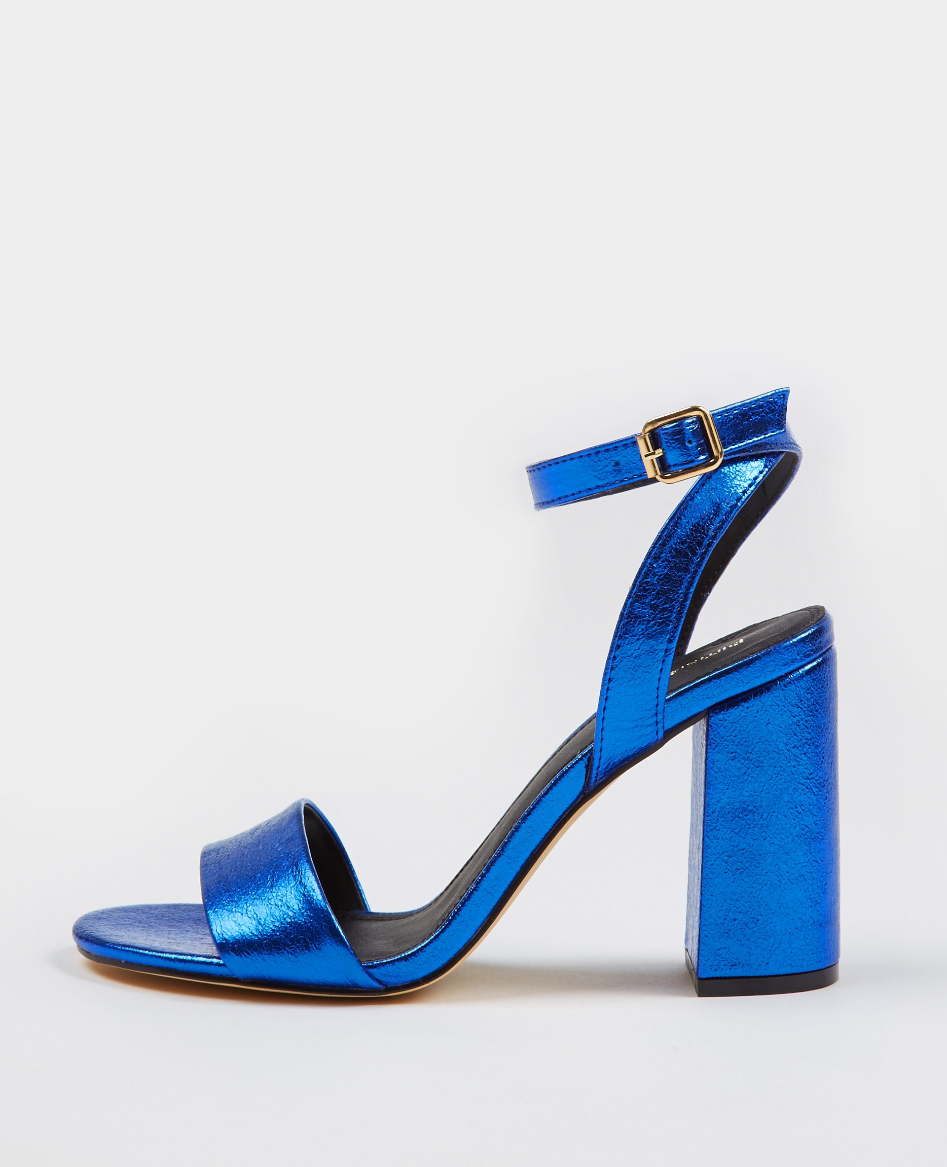 Sandale talon sales bleu