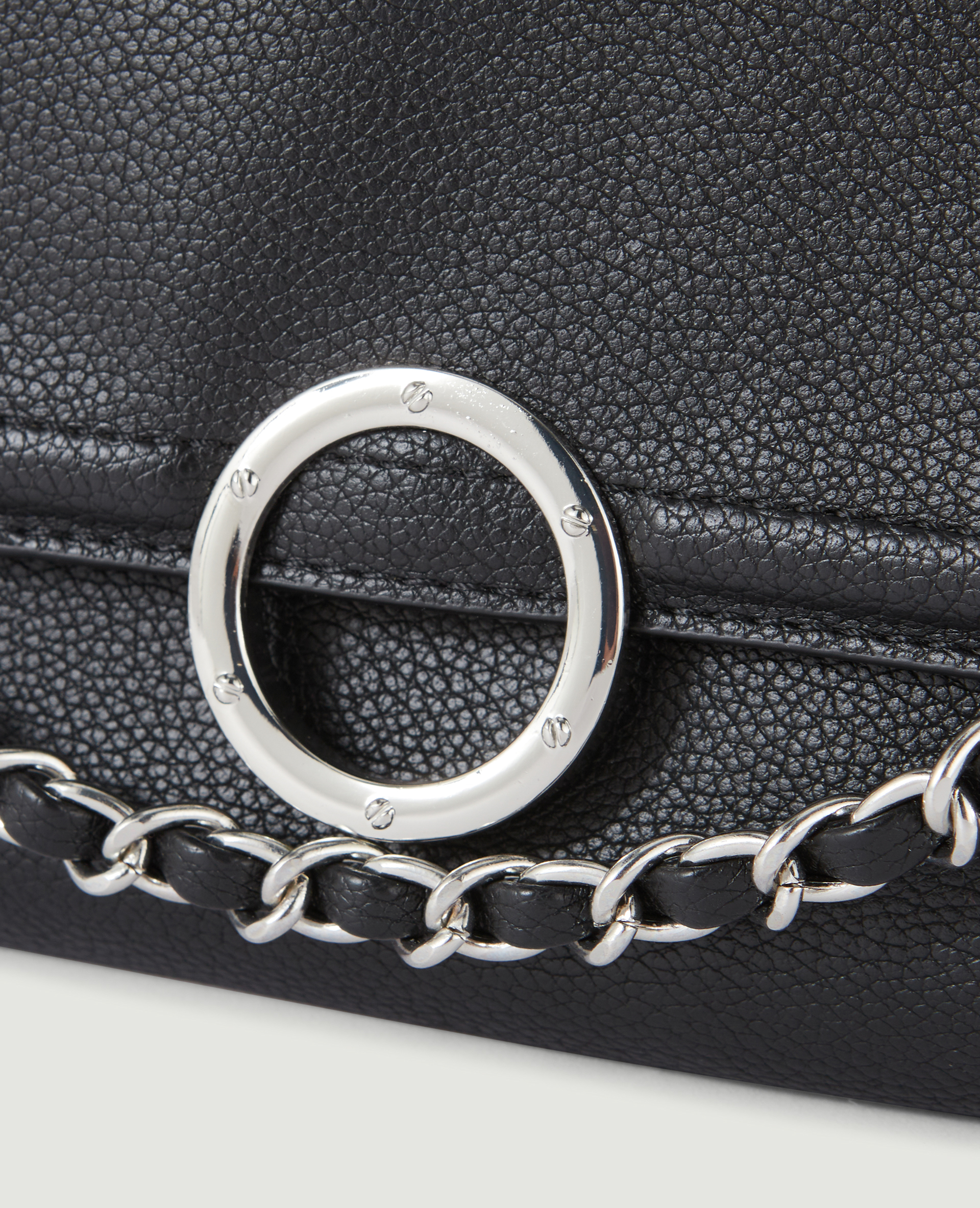 Sac pochette avec chaines noir - Pimkie