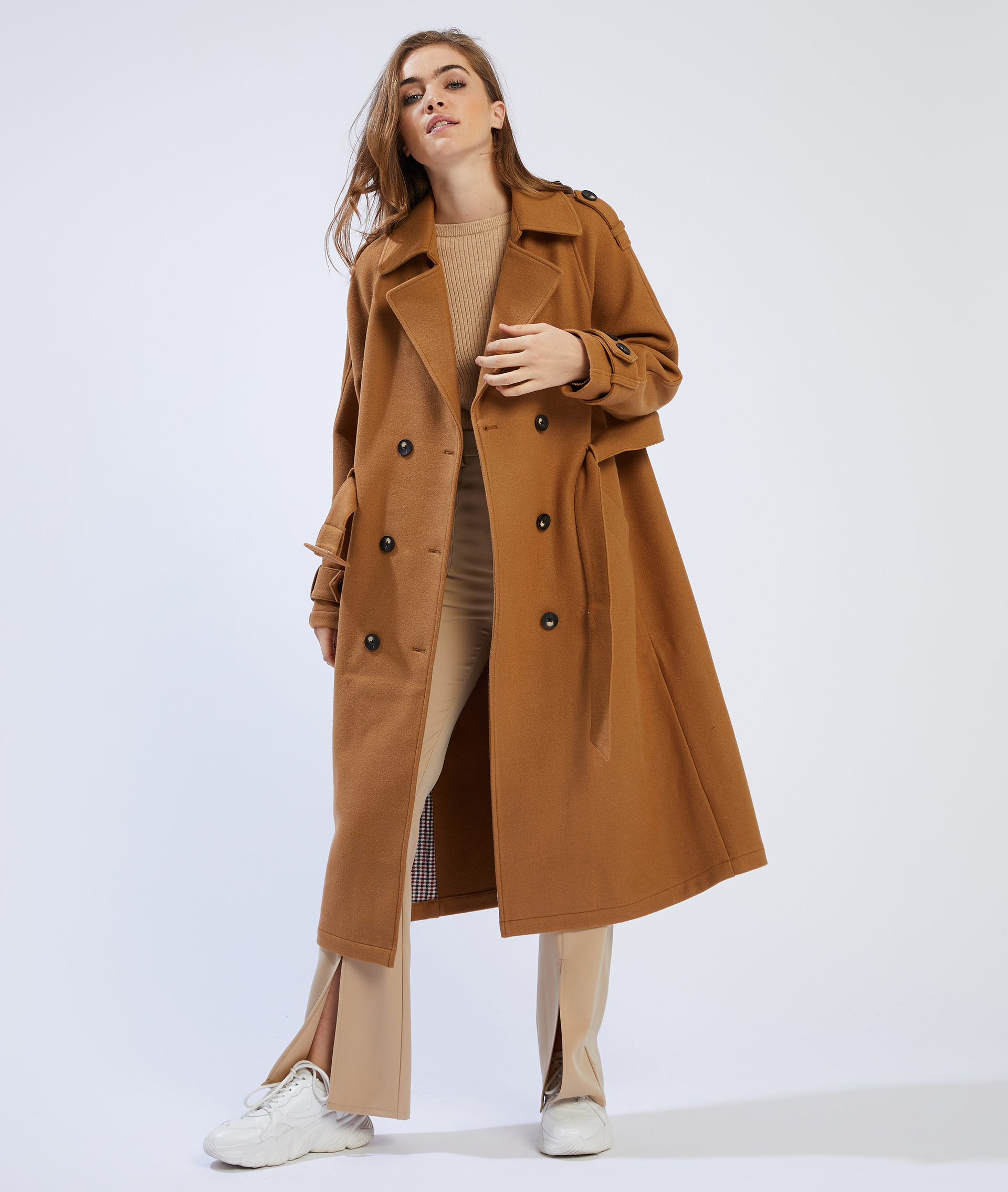Manteau oversize long femme outlet