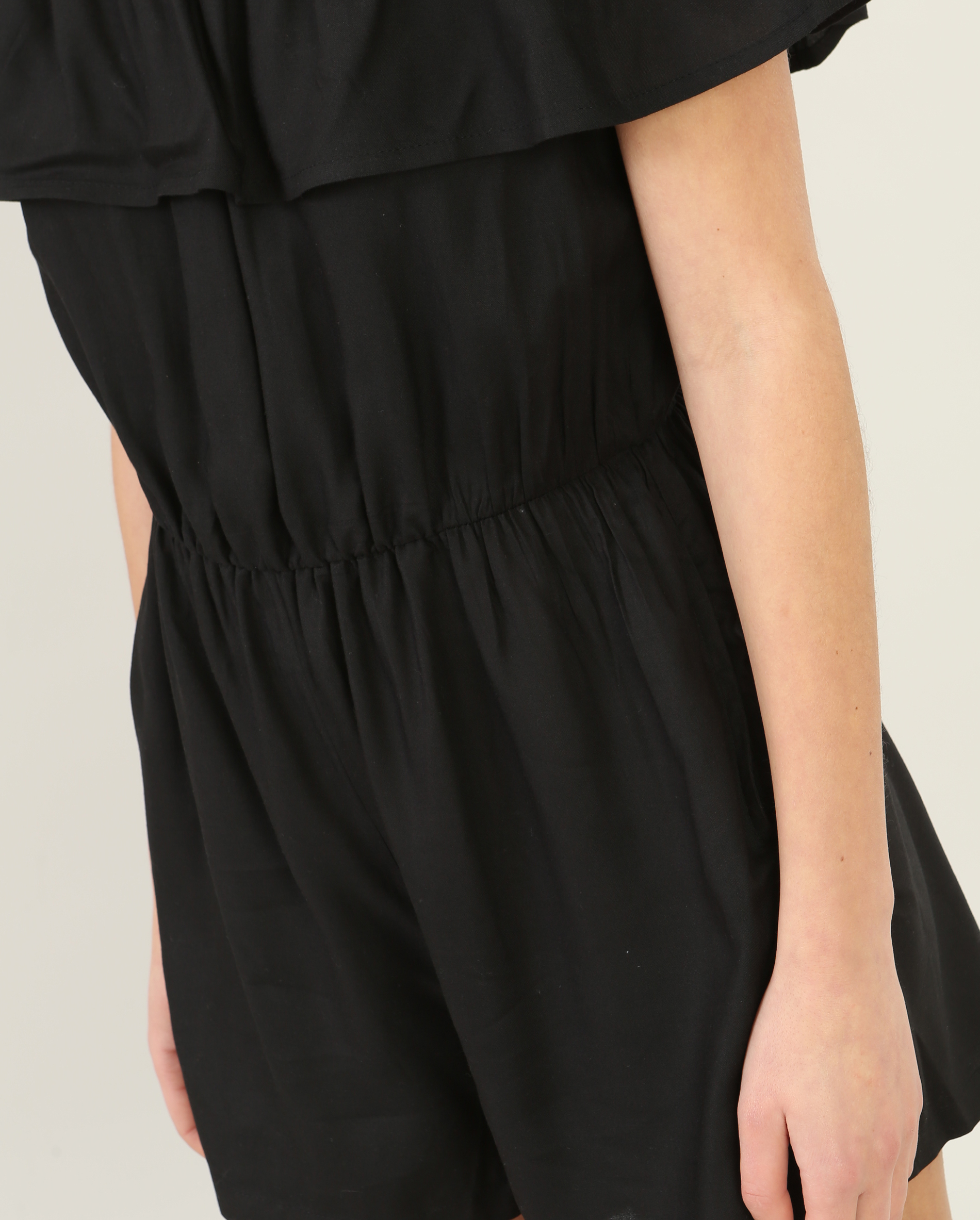 Combishort col bardot noir - Pimkie