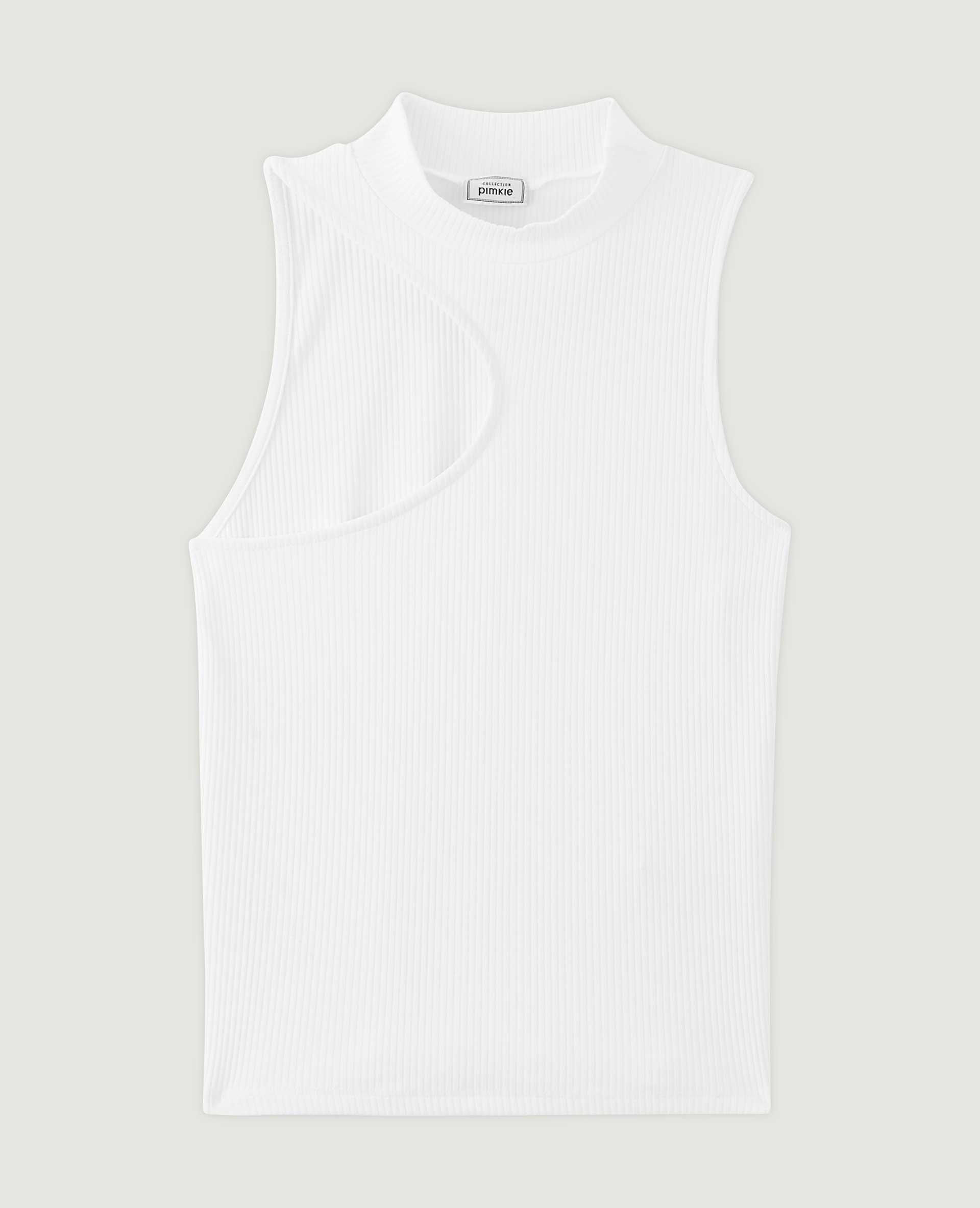 Top emmanchures asymétriques blanc - Pimkie