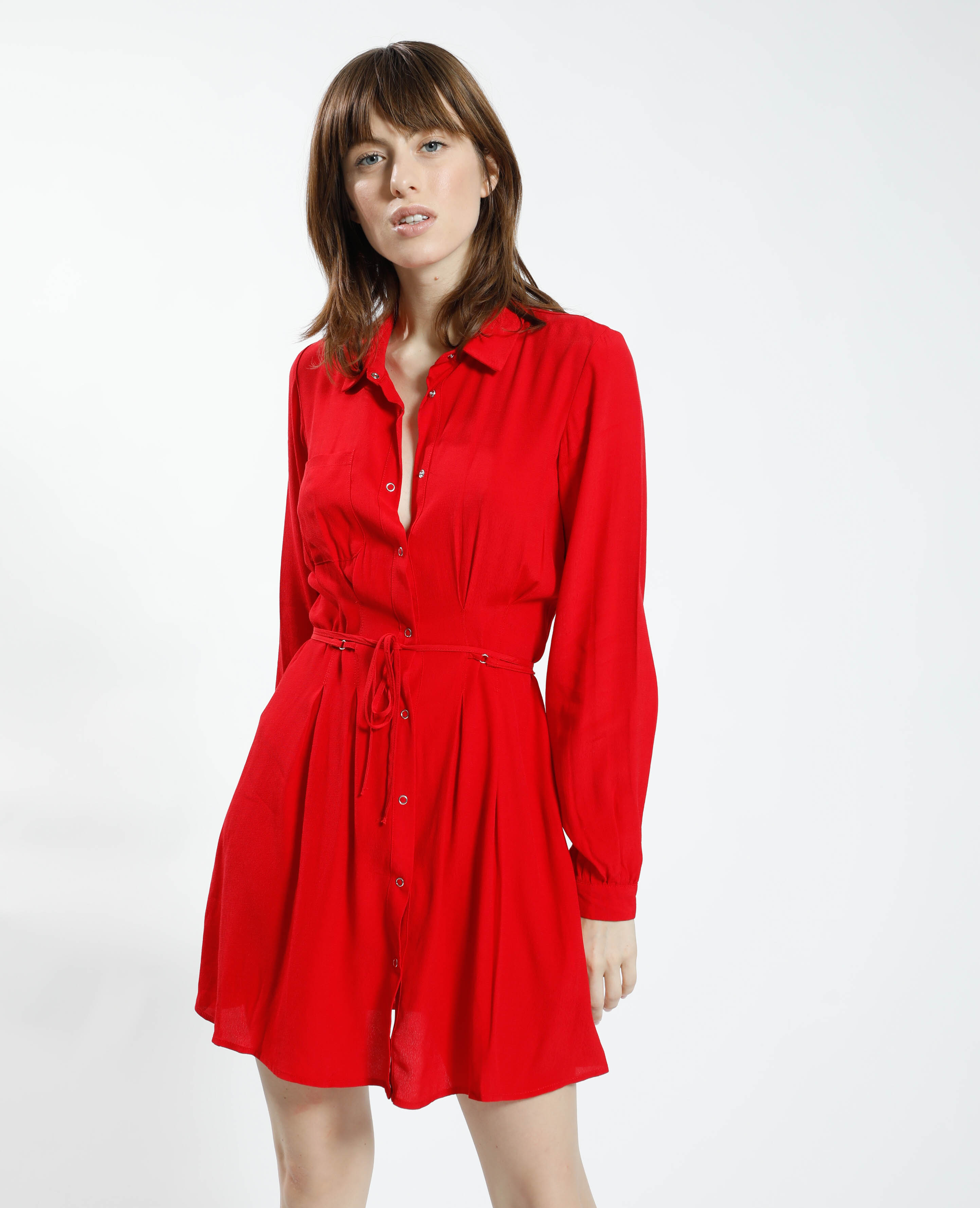 Robe chemise a nouer