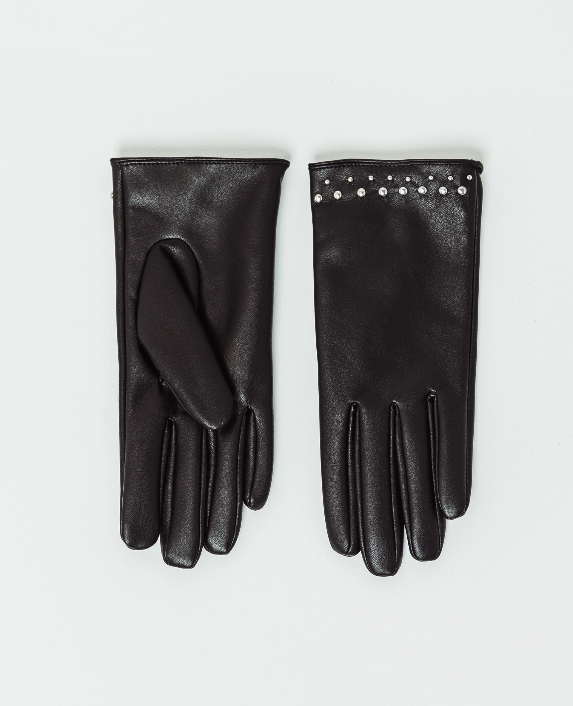 Gants en faux cuir