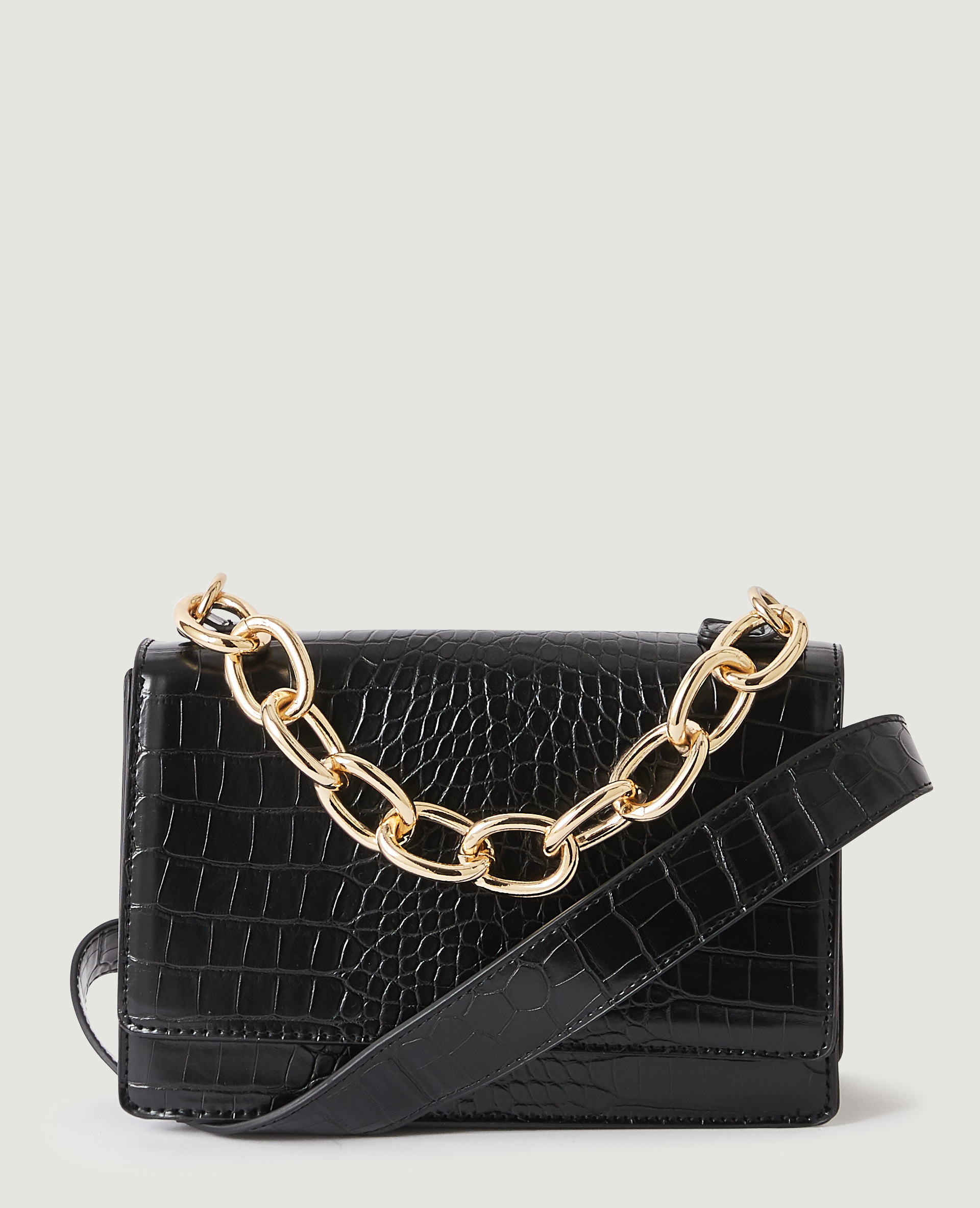 Sac bandouli re croco Pimkie