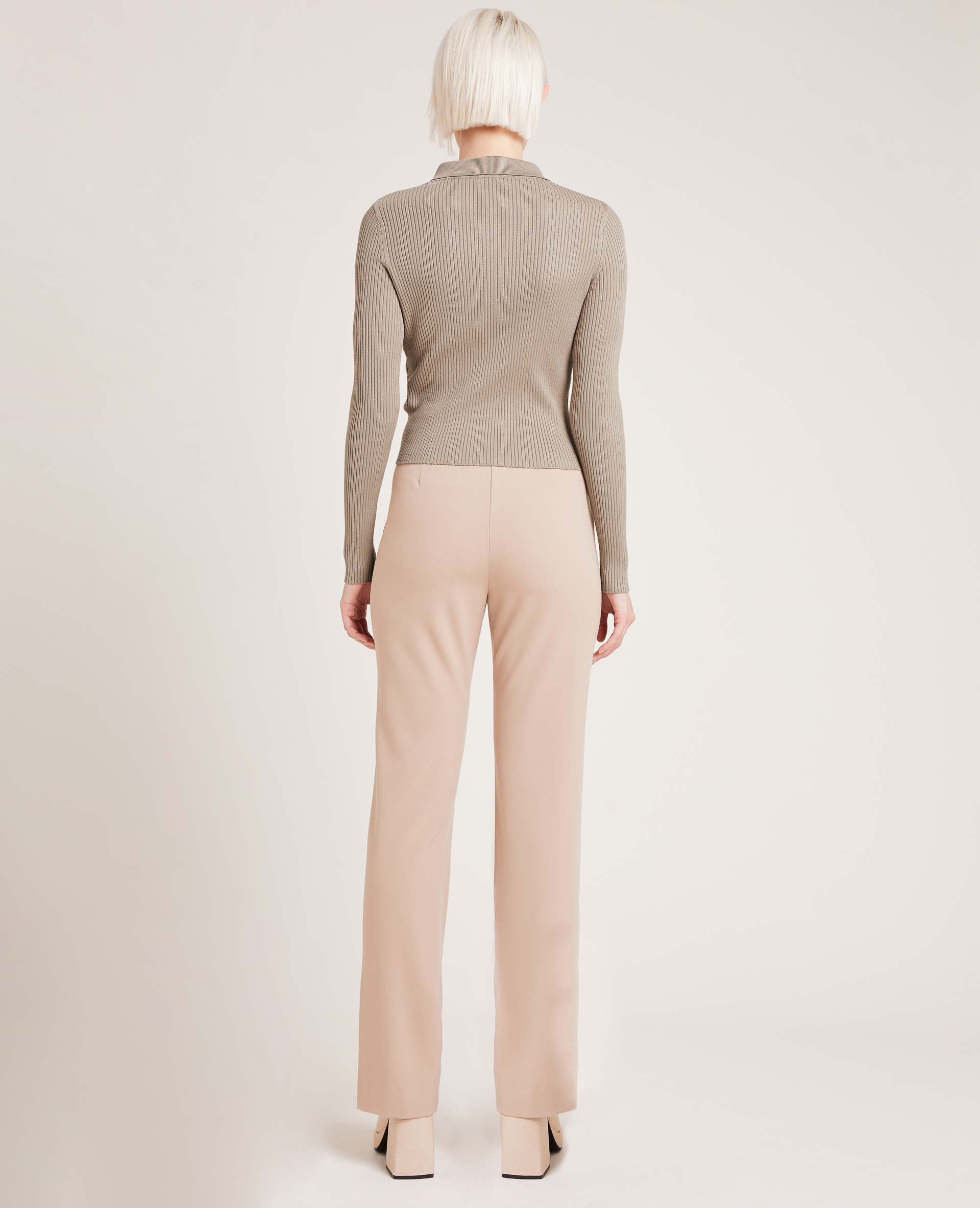 Gilet à col en pointes marron - Pimkie