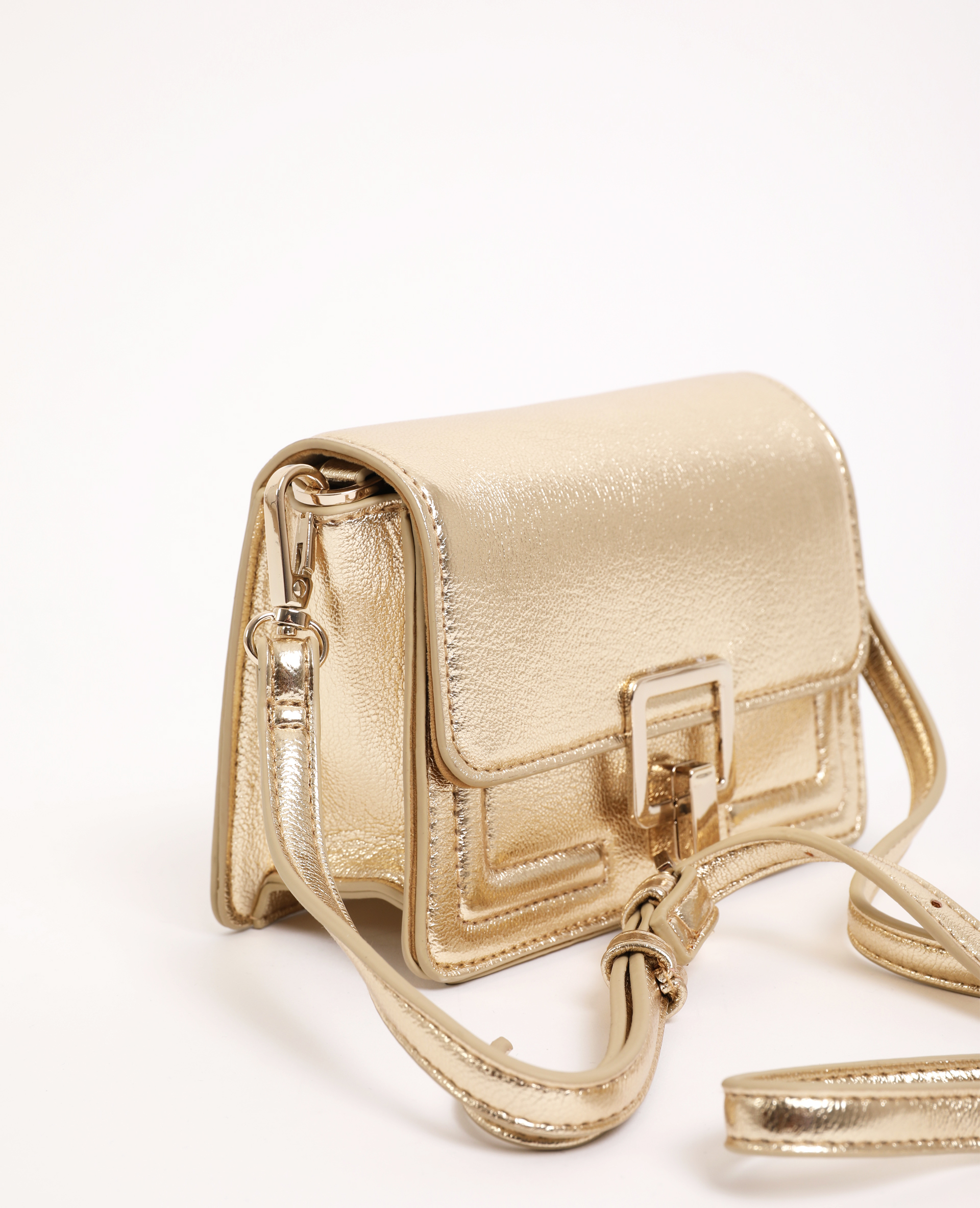 Mini sac boxy doré - Pimkie