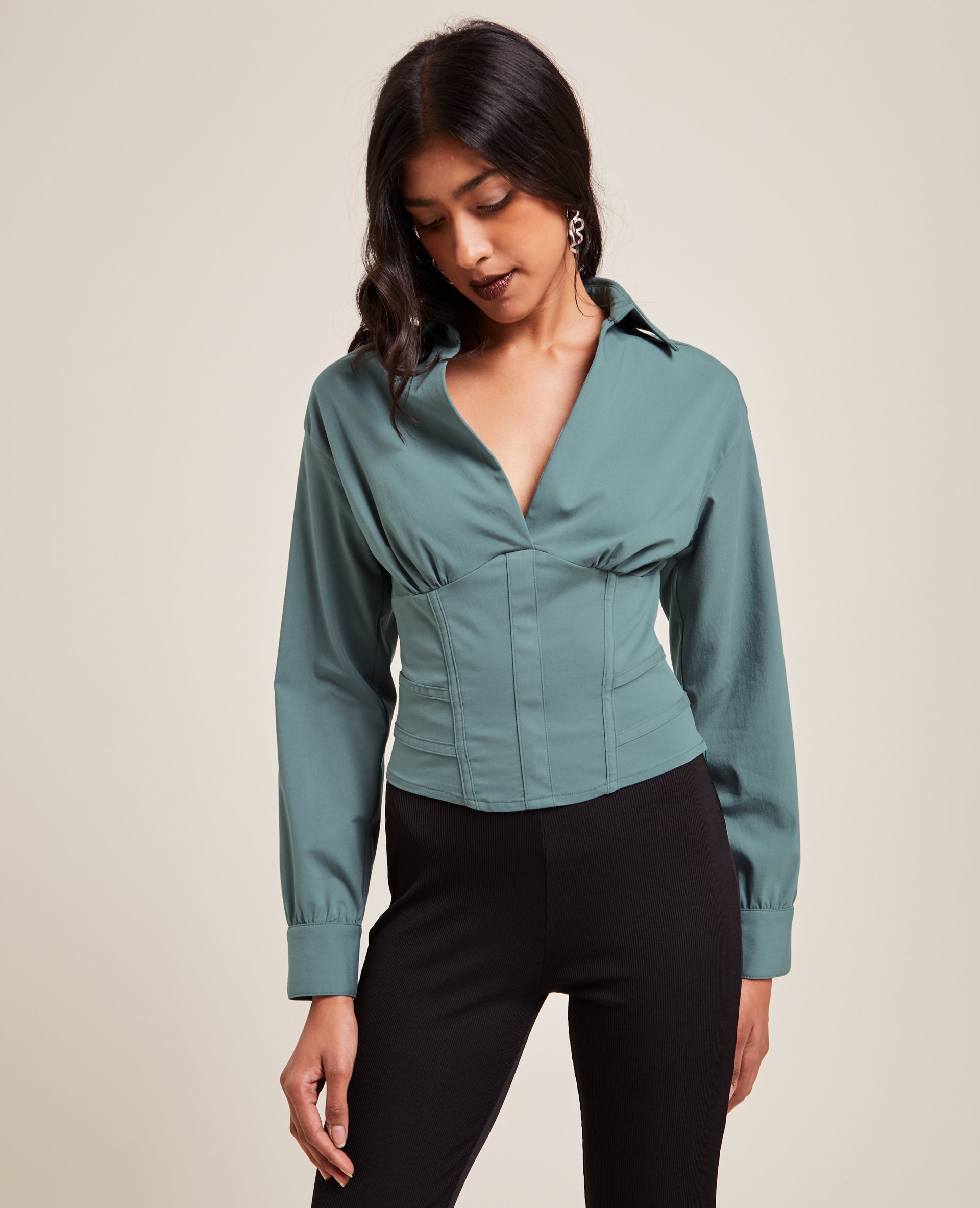 Chemisier corset top