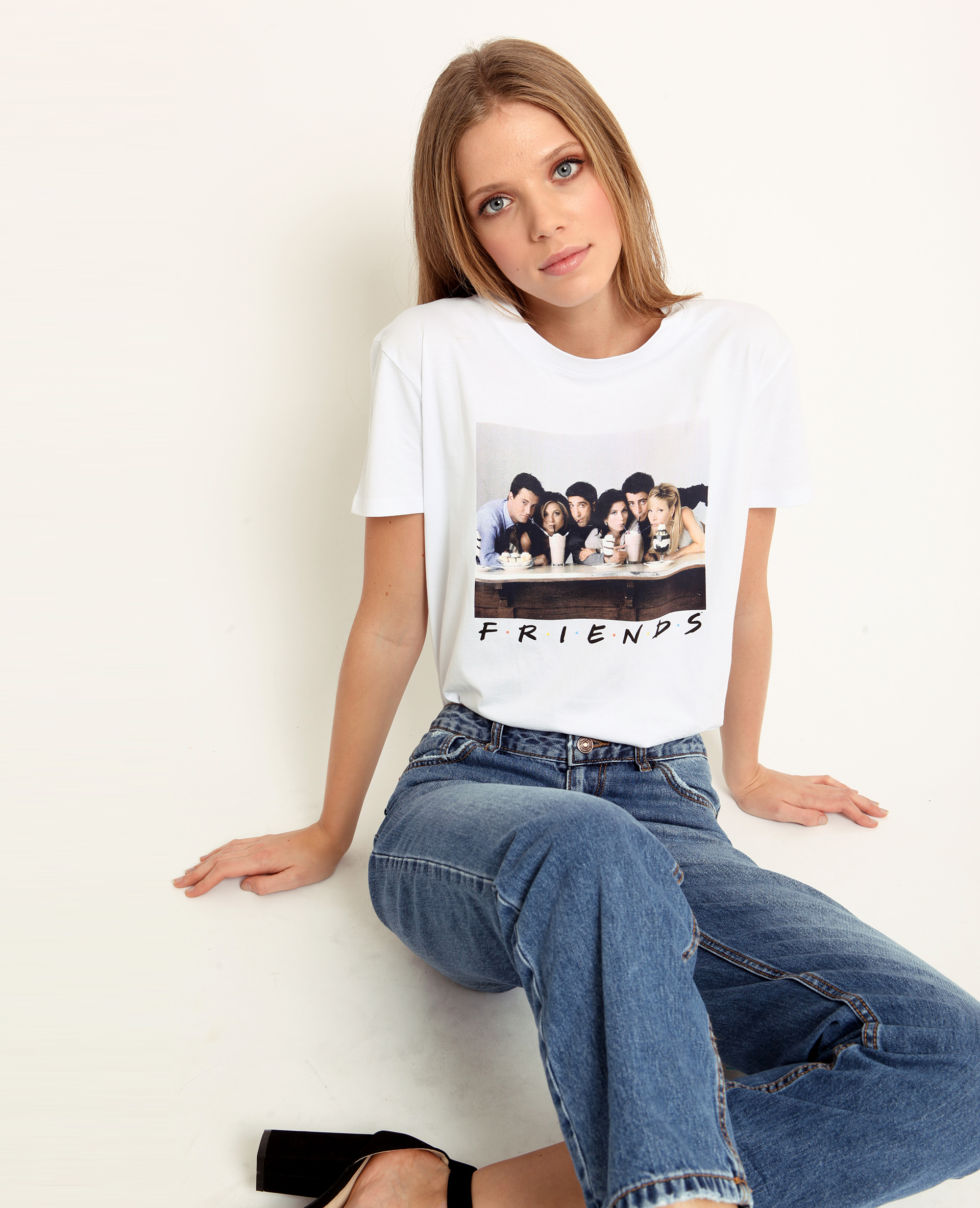 T-shirt FRIENDS blanc - 407400905N16