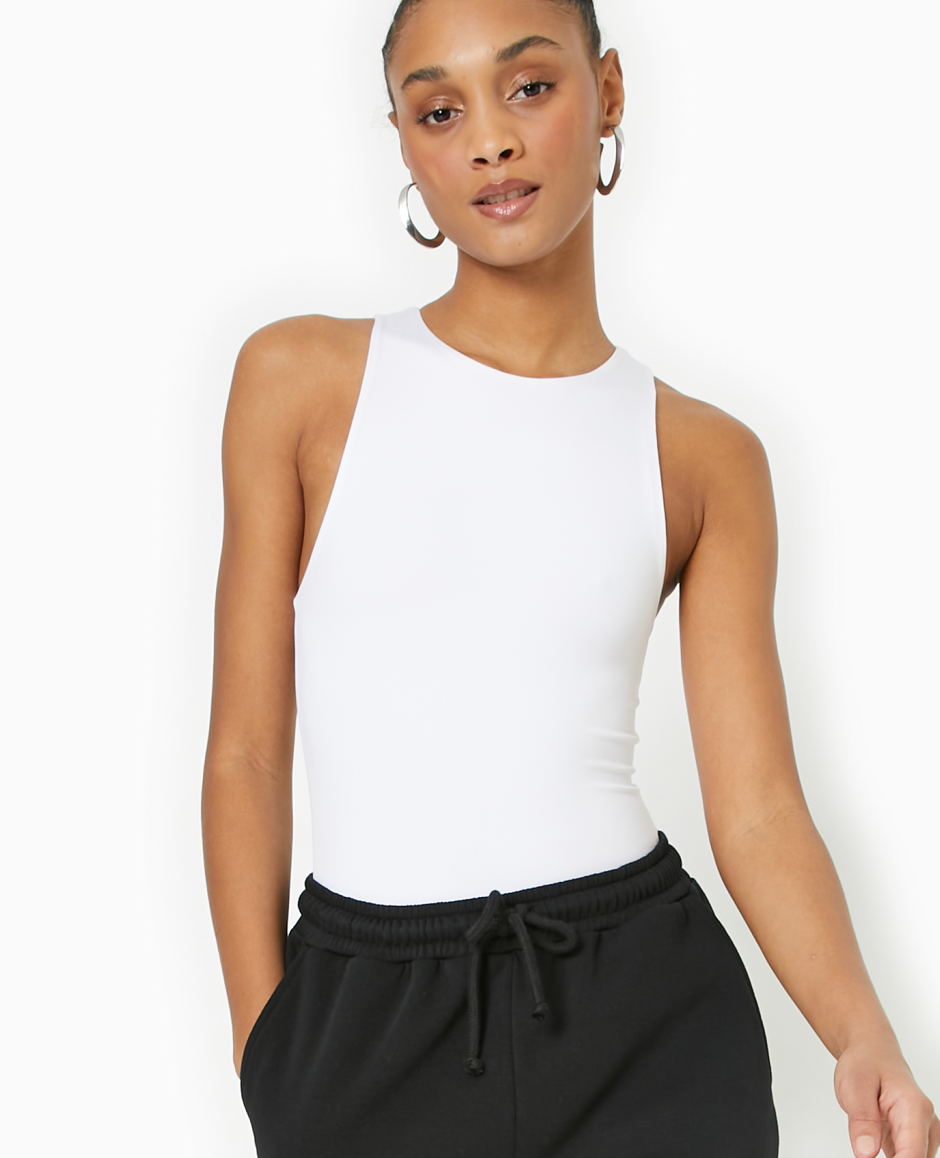 Body sans manches blanc - Pimkie