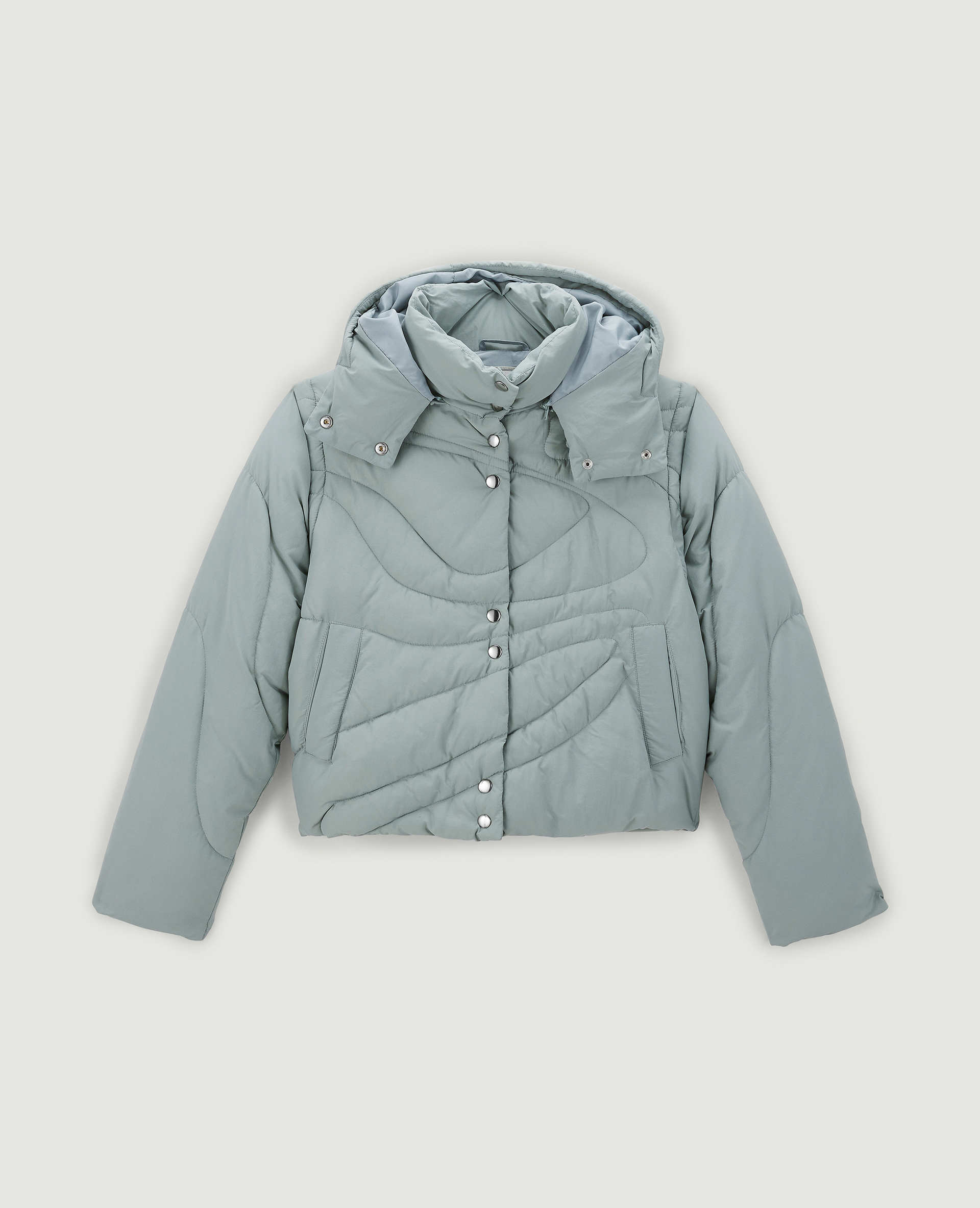 Doudoune matelassage wavy vert - Pimkie