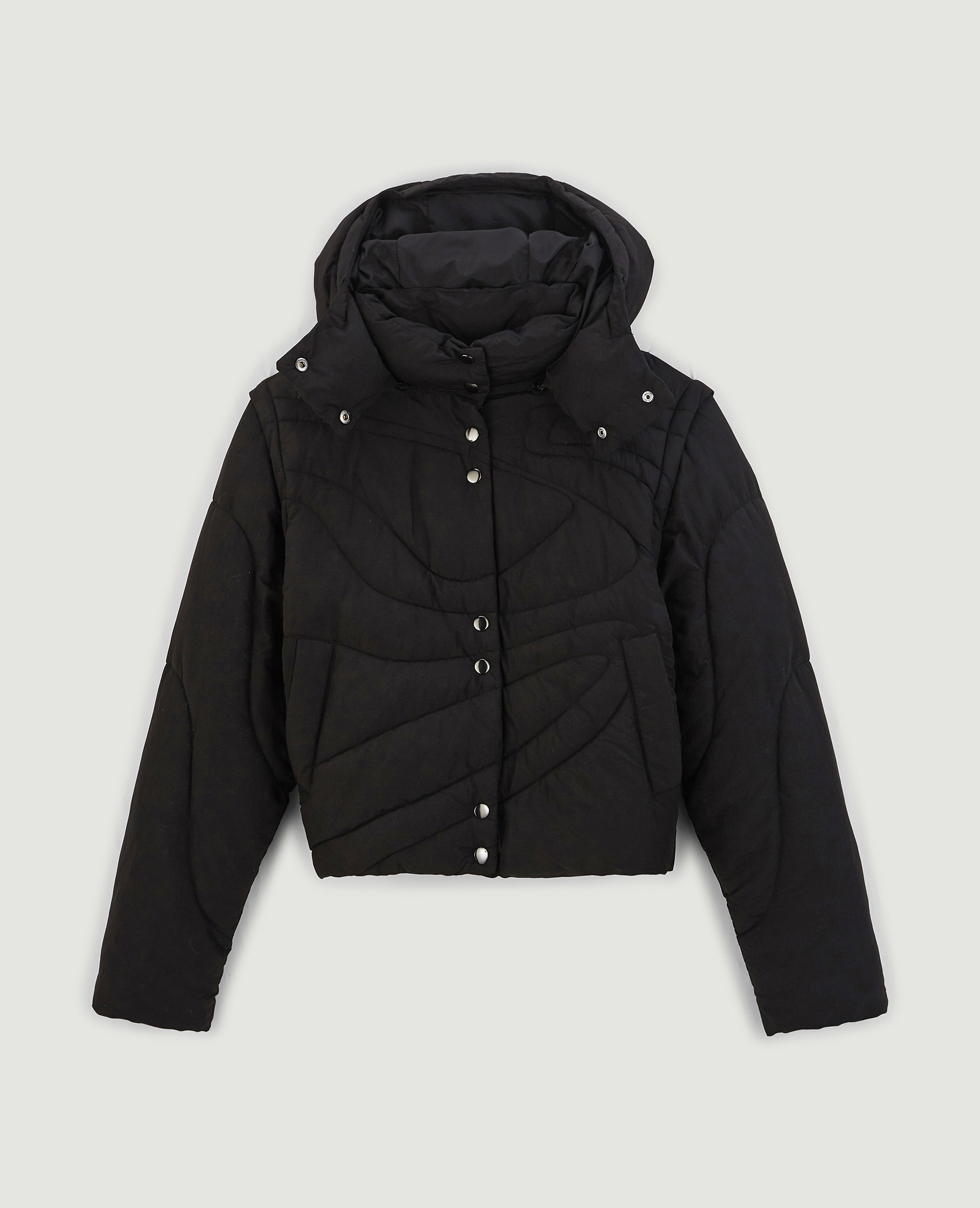 Doudoune matelassage wavy noir - Pimkie