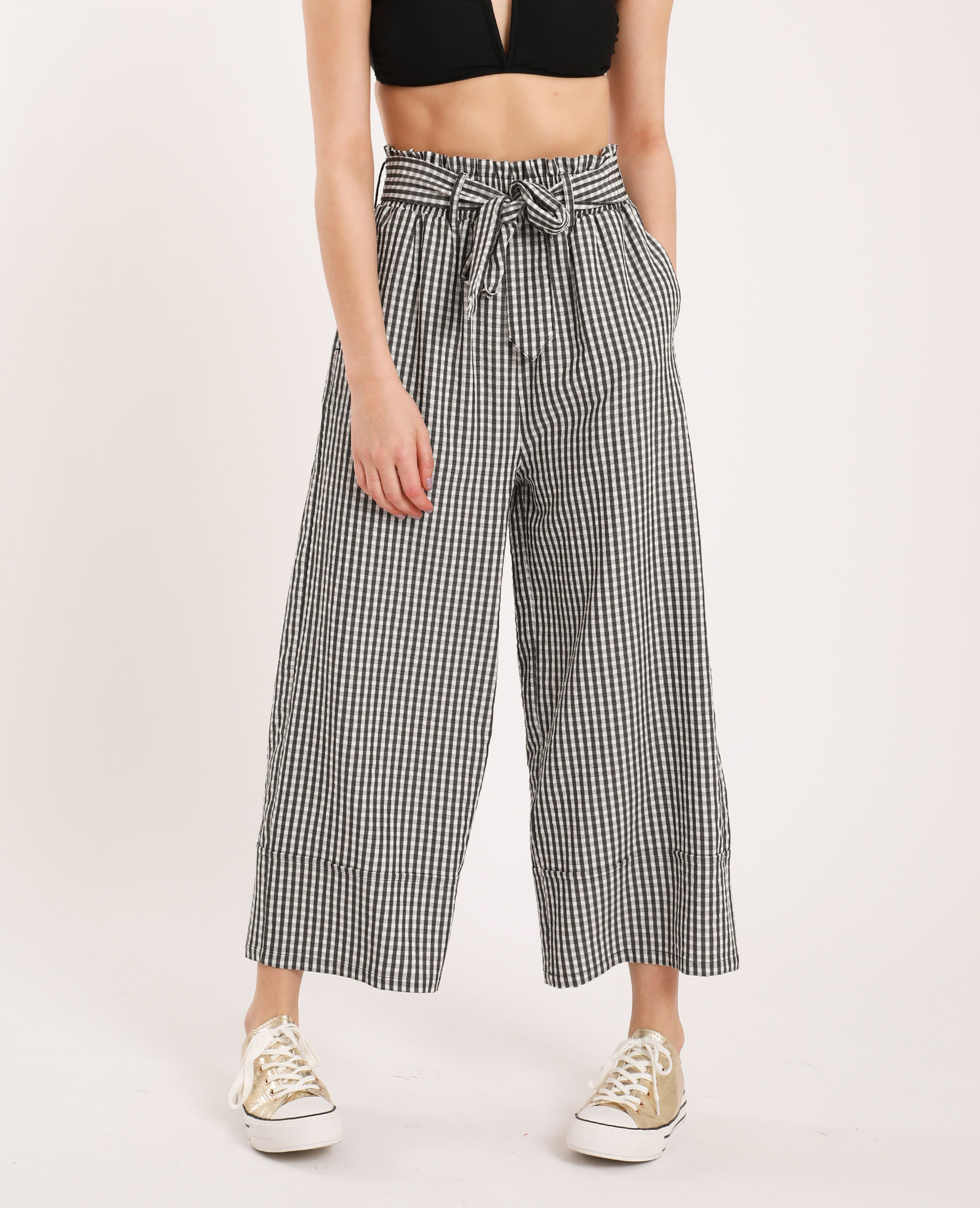 Pantalon carreaux pimkie deals