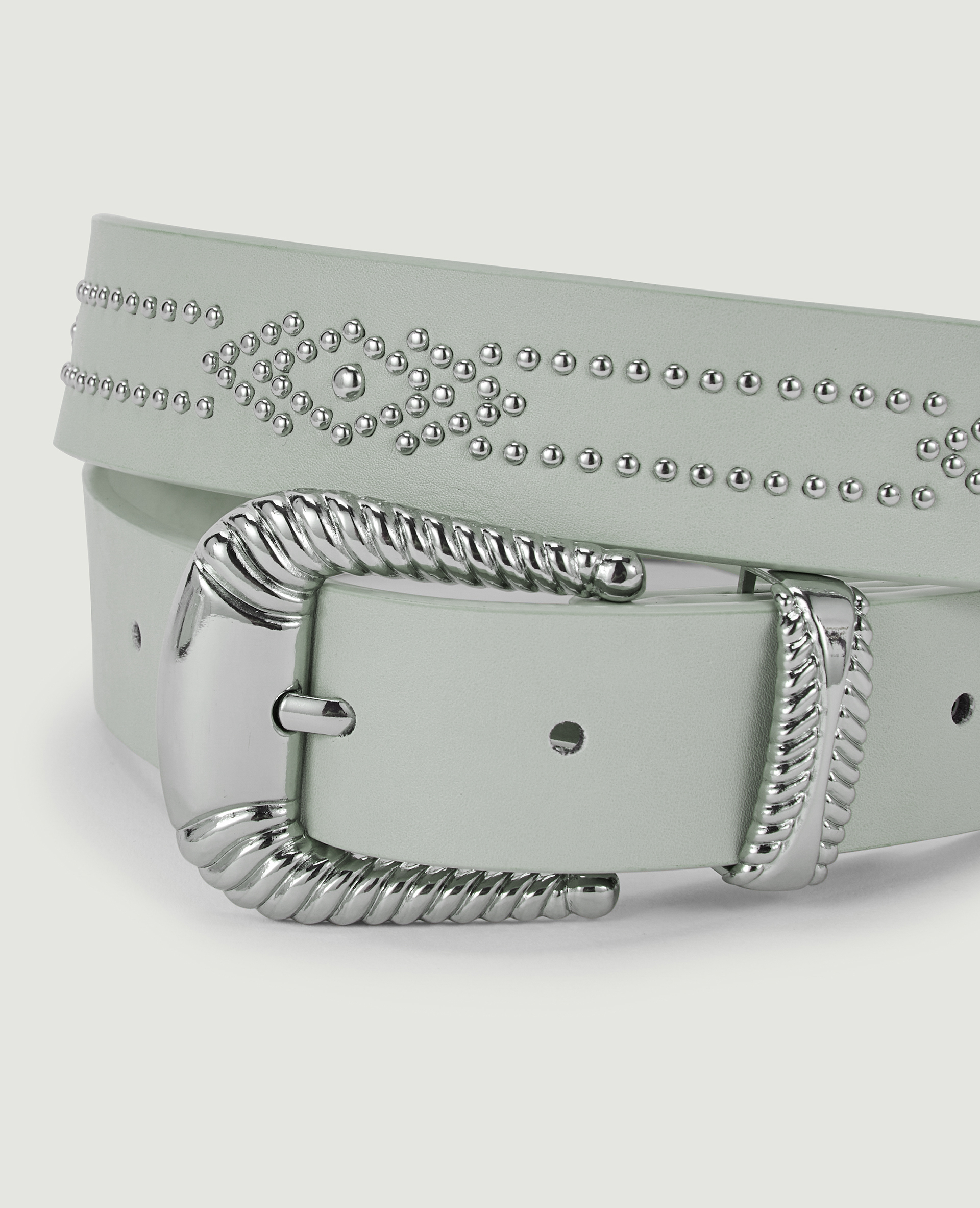 Ceinture cloutée blanc - Pimkie